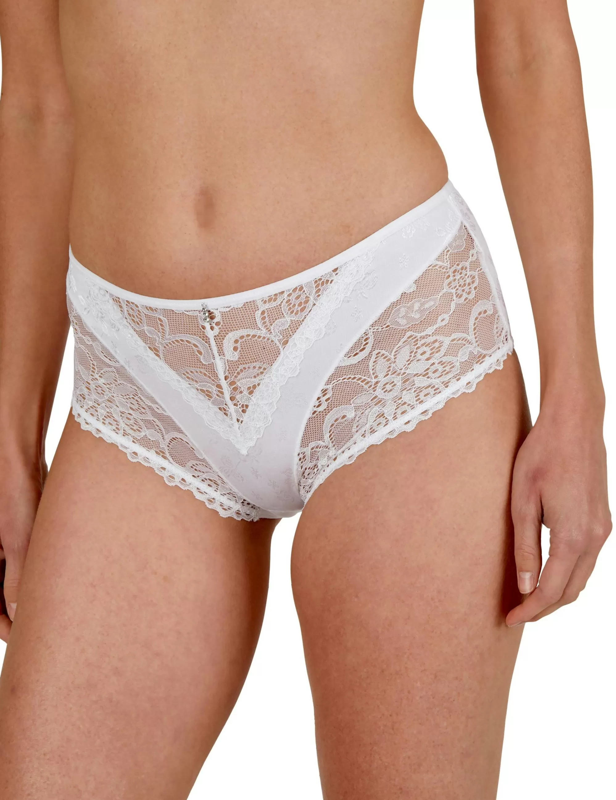 ADLER LINGERIE 2Er Pack Slips Mit Spitze Weiß Store