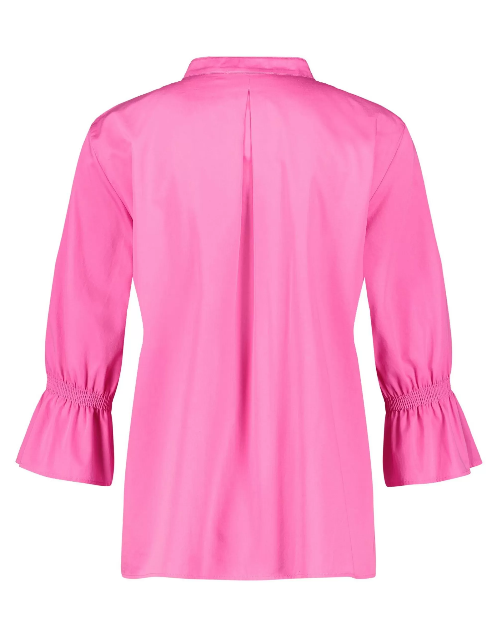 Gerry Weber Edition 3/4 Arm Bluse Mit Trompetenärmeln Pink Hot