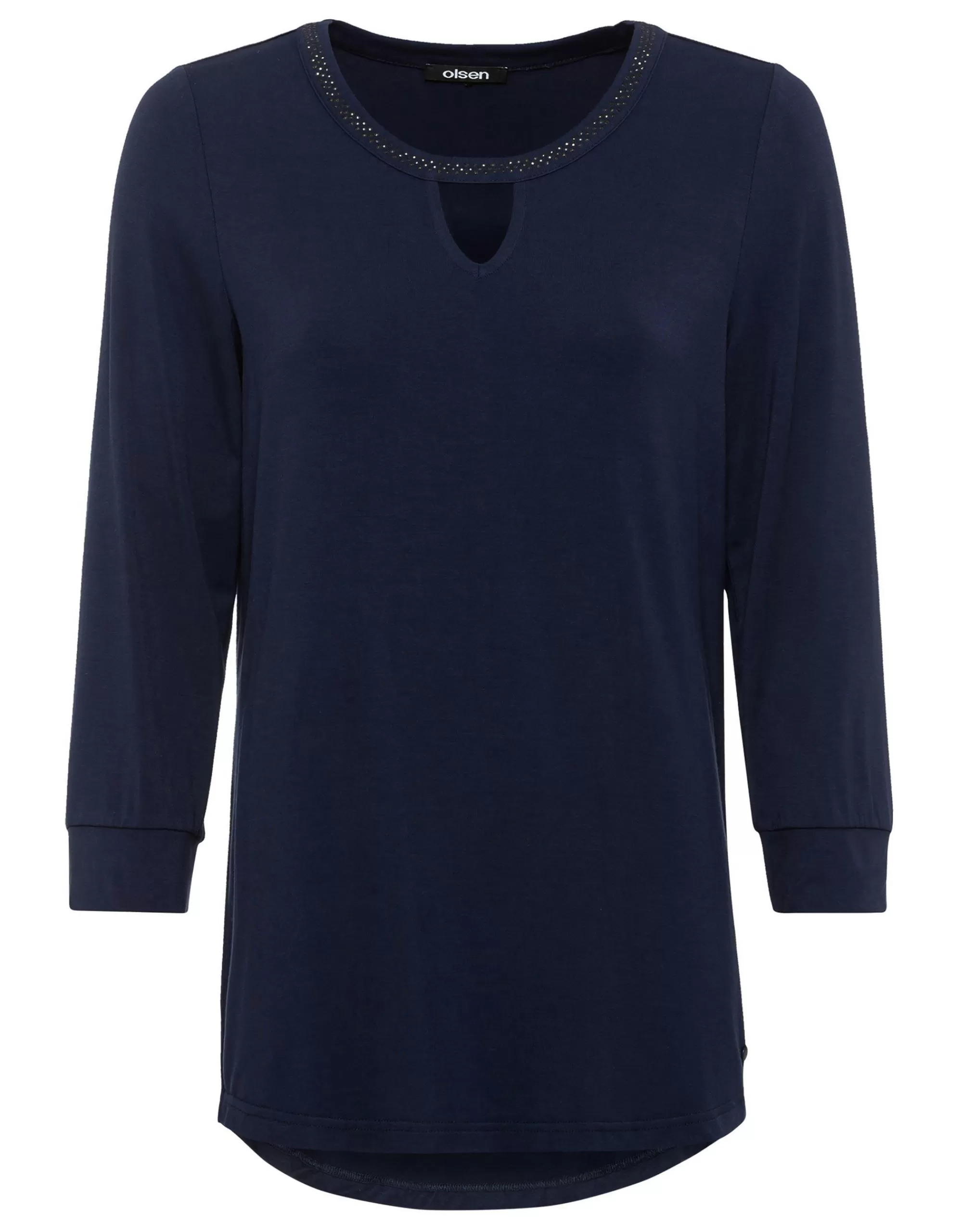 Olsen 3/4 Arm Longshirt Blau Fashion