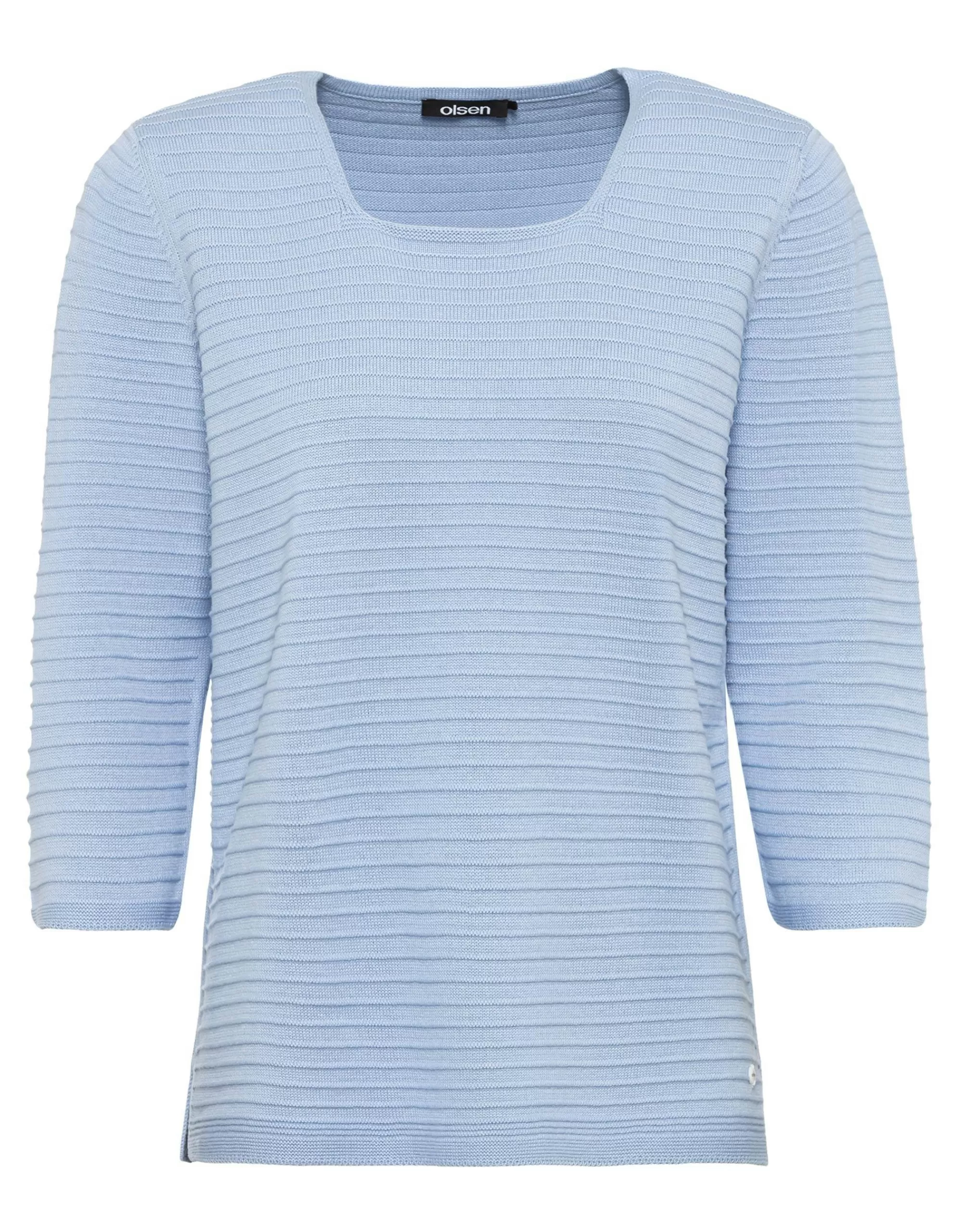 Olsen 3/4 Arm Pullover Blau Cheap