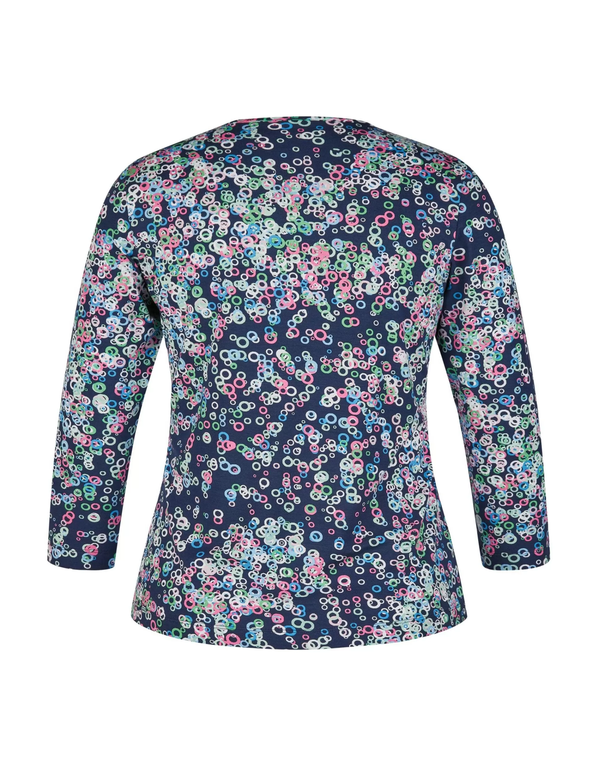 Rabe 3/4 Arm -Shirt Blau/Grün/Rosa Best