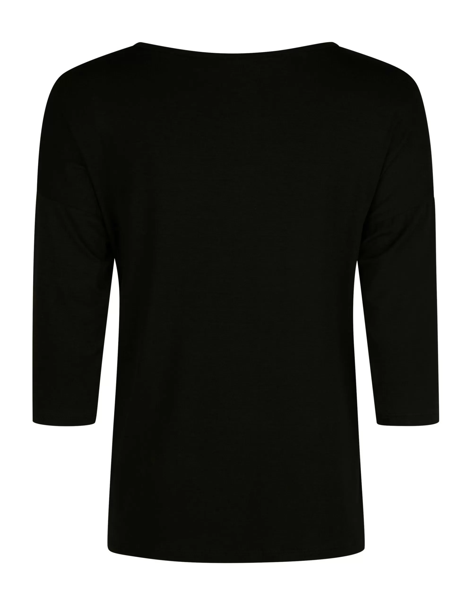 MY OWN 3/4 Arm Shirt Mit Front Druck Schwarz Sale