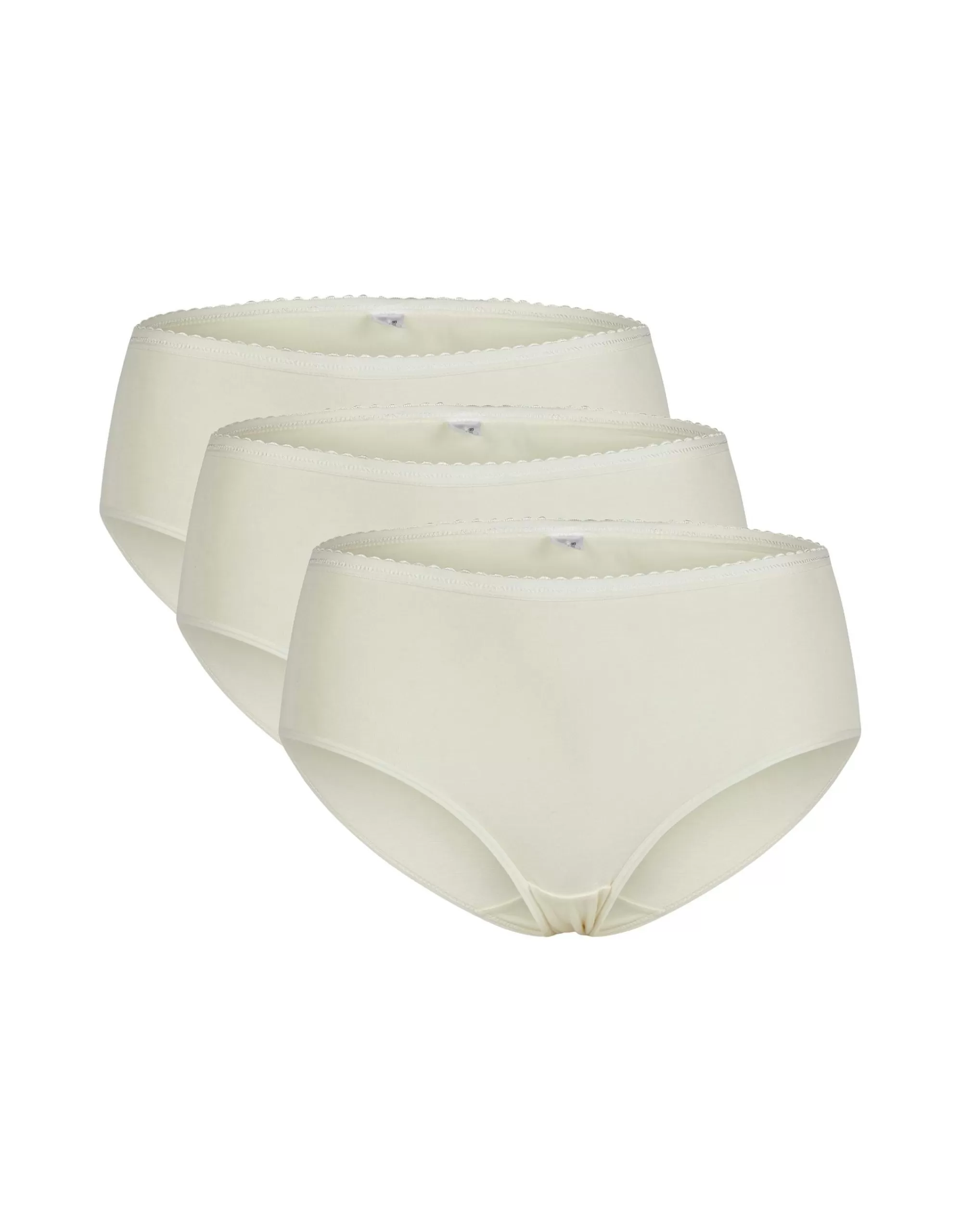 ADLER BODYWEAR 3Er-Pack Midi Slip Creme Clearance