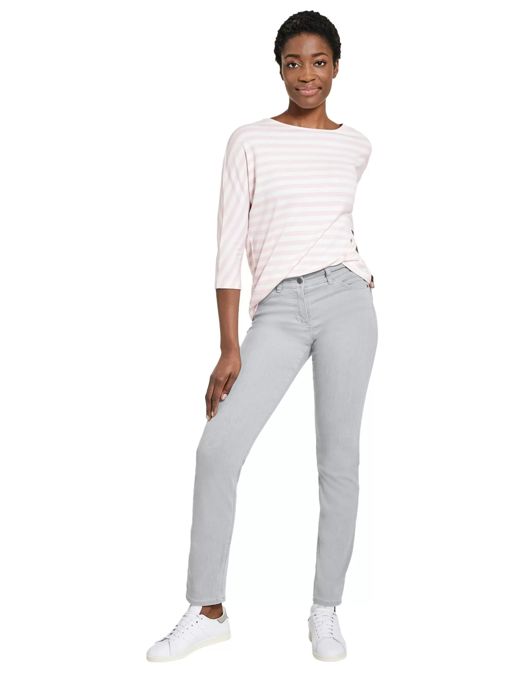 Gerry Weber Edition 5-Pocket Hose Best4Me Slim Grau Store