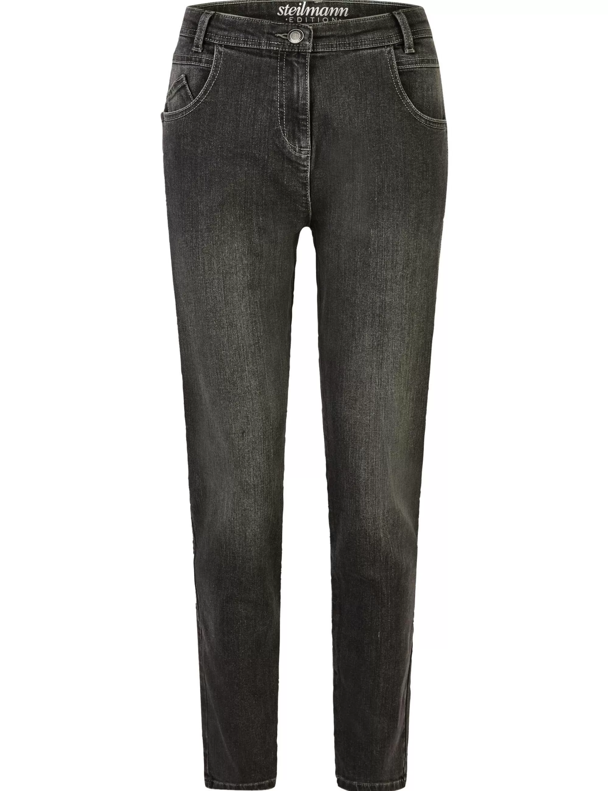 Steilmann Edition 5-Pocket Jeanshose Grey Denim Best