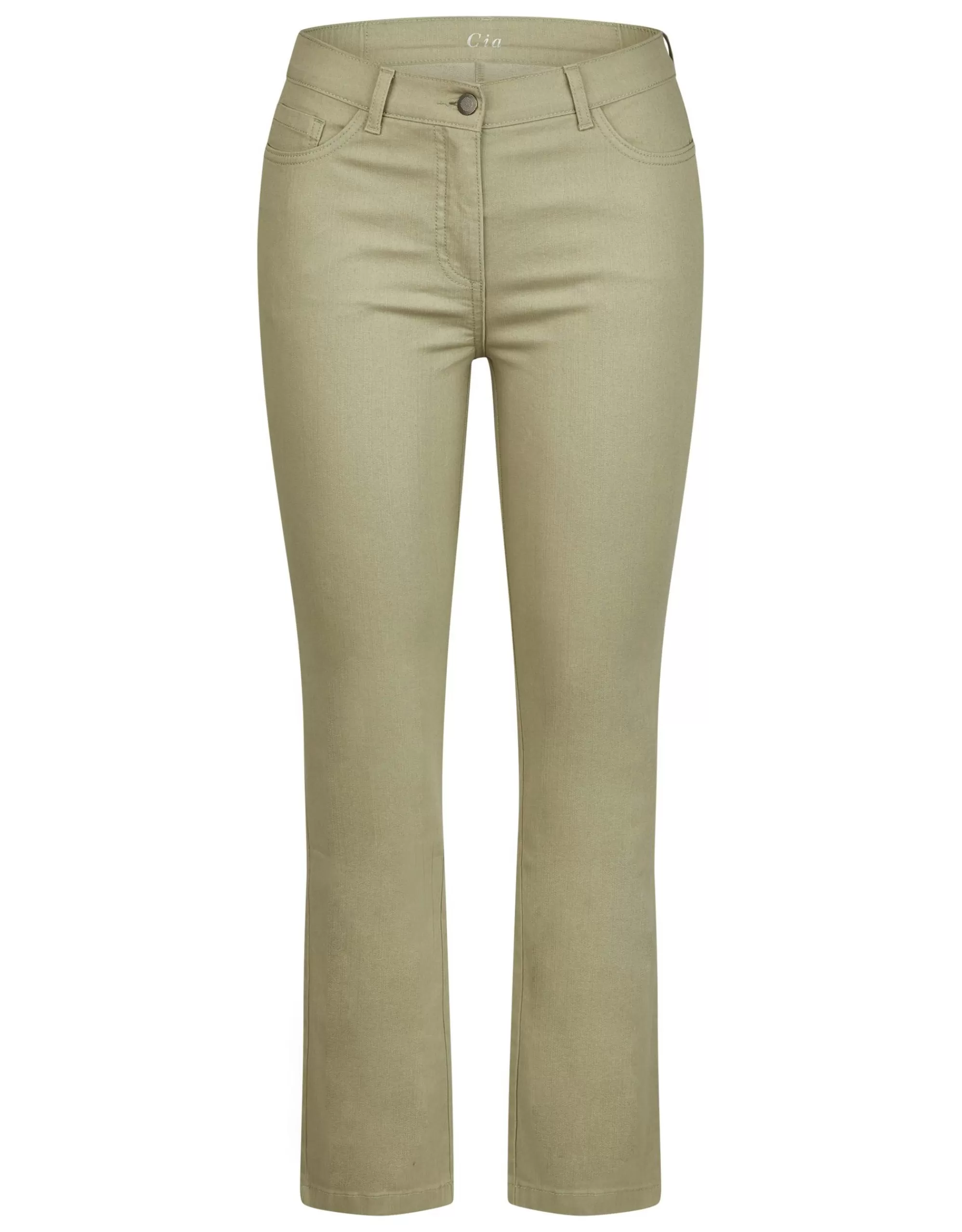 Steilmann Edition 5-Pocket Jeanshose In Passform Cia Khaki Outlet