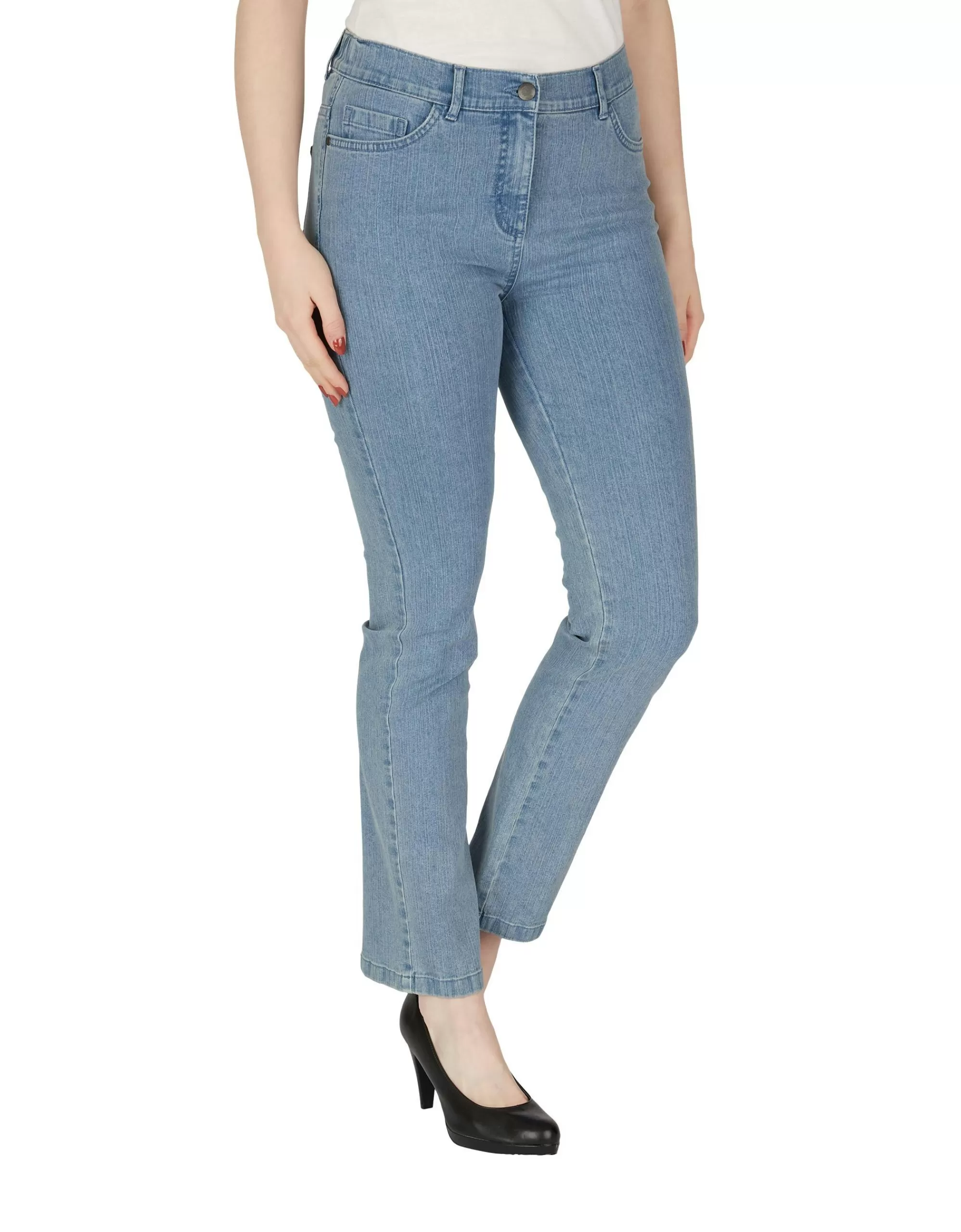 Bexleys woman 5-Pocket Jeanshose In Passform Cia Blau Discount