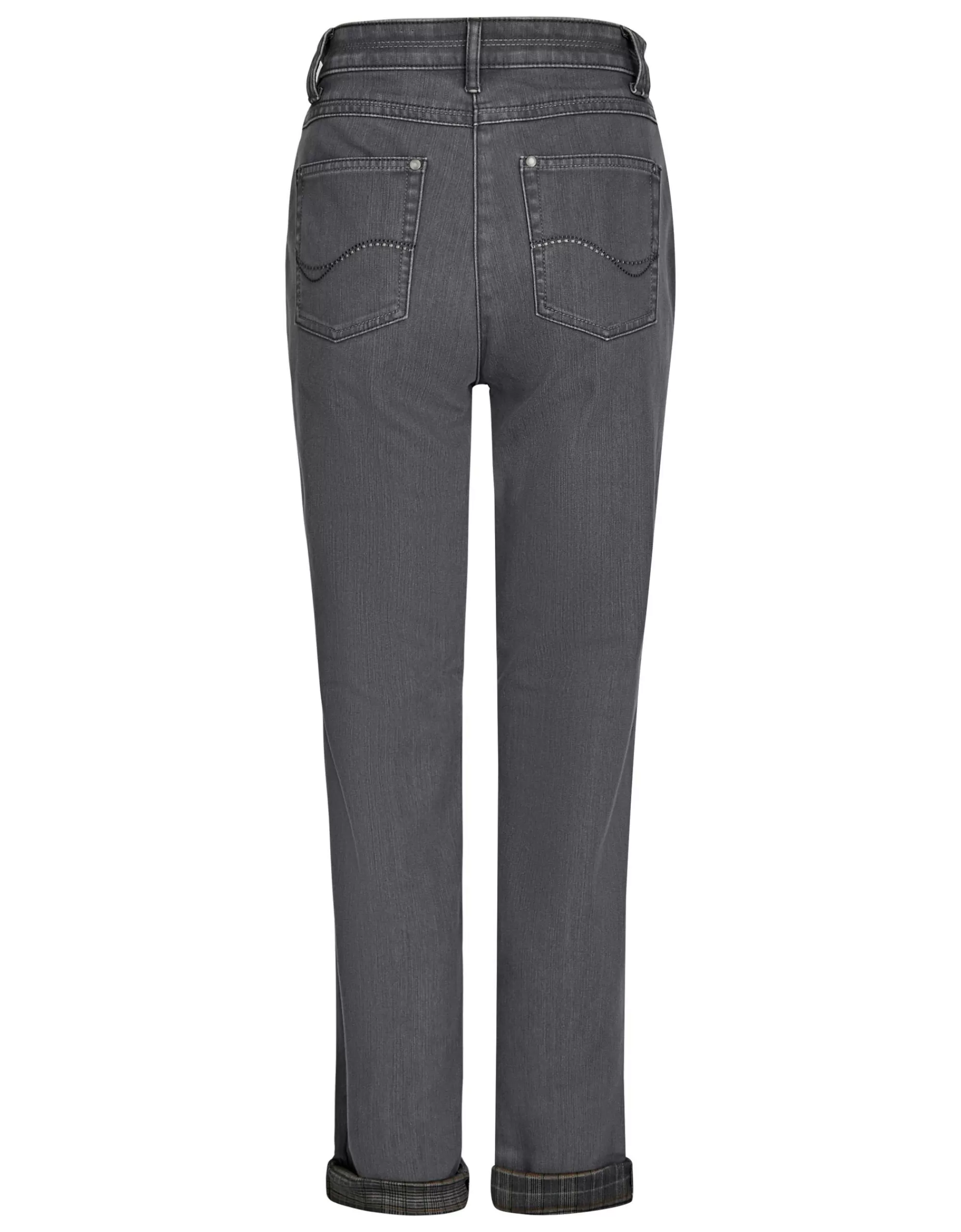 Steilmann Edition 5-Pocket Thermo-Jeanshose In Passform Sandra Grau Best