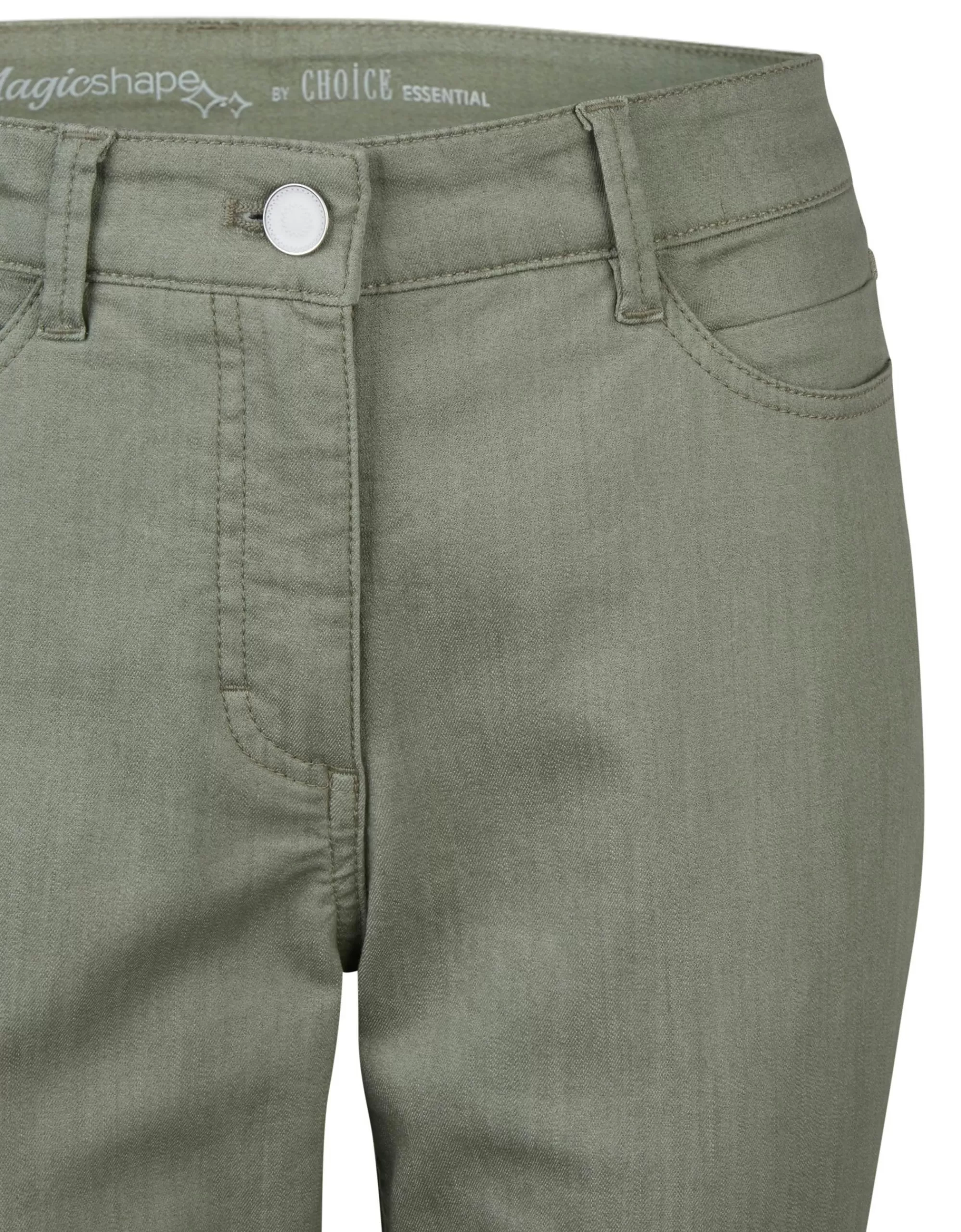 Choice Essentials 5-Pocket-Jeans "Magic Shape - Try One Size Smaller" Khaki Fashion