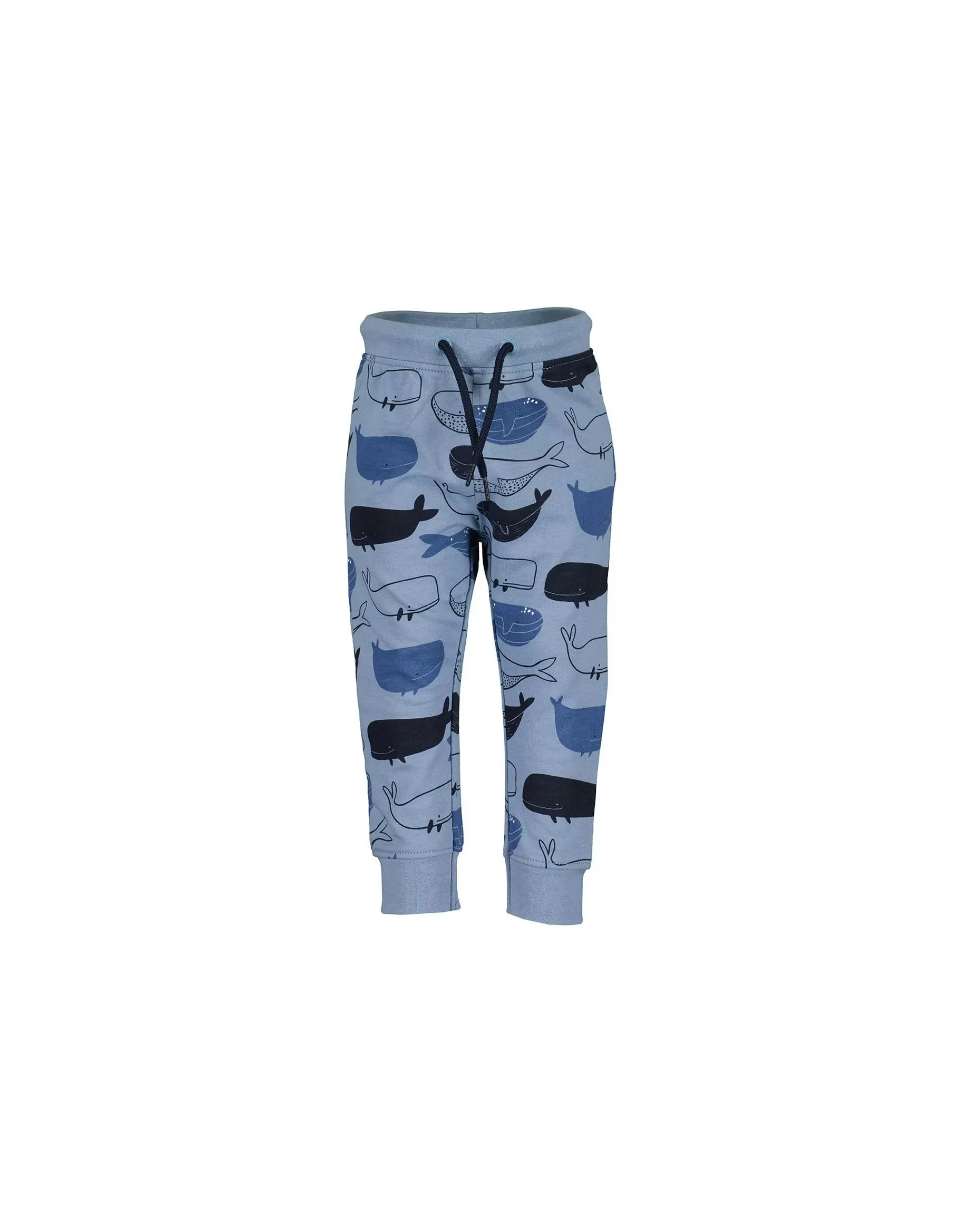 Baby Boys Jogginghose Im Allover Druck-Blue Seven Fashion