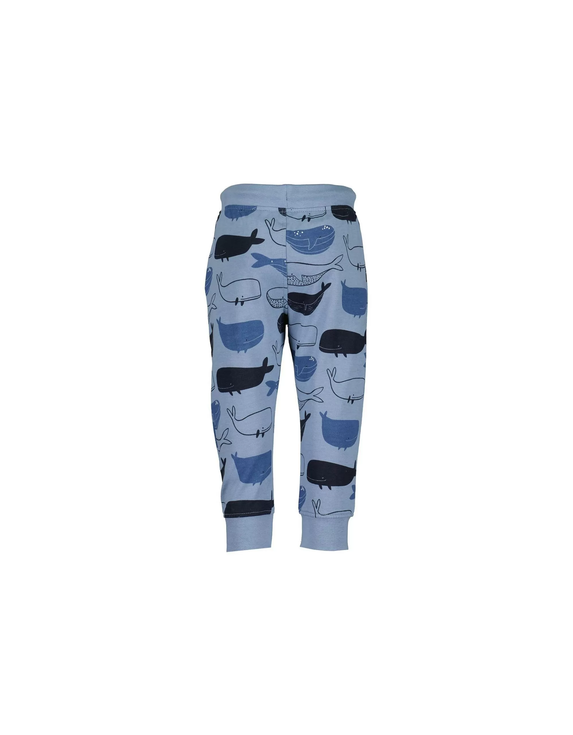 Baby Boys Jogginghose Im Allover Druck-Blue Seven Fashion