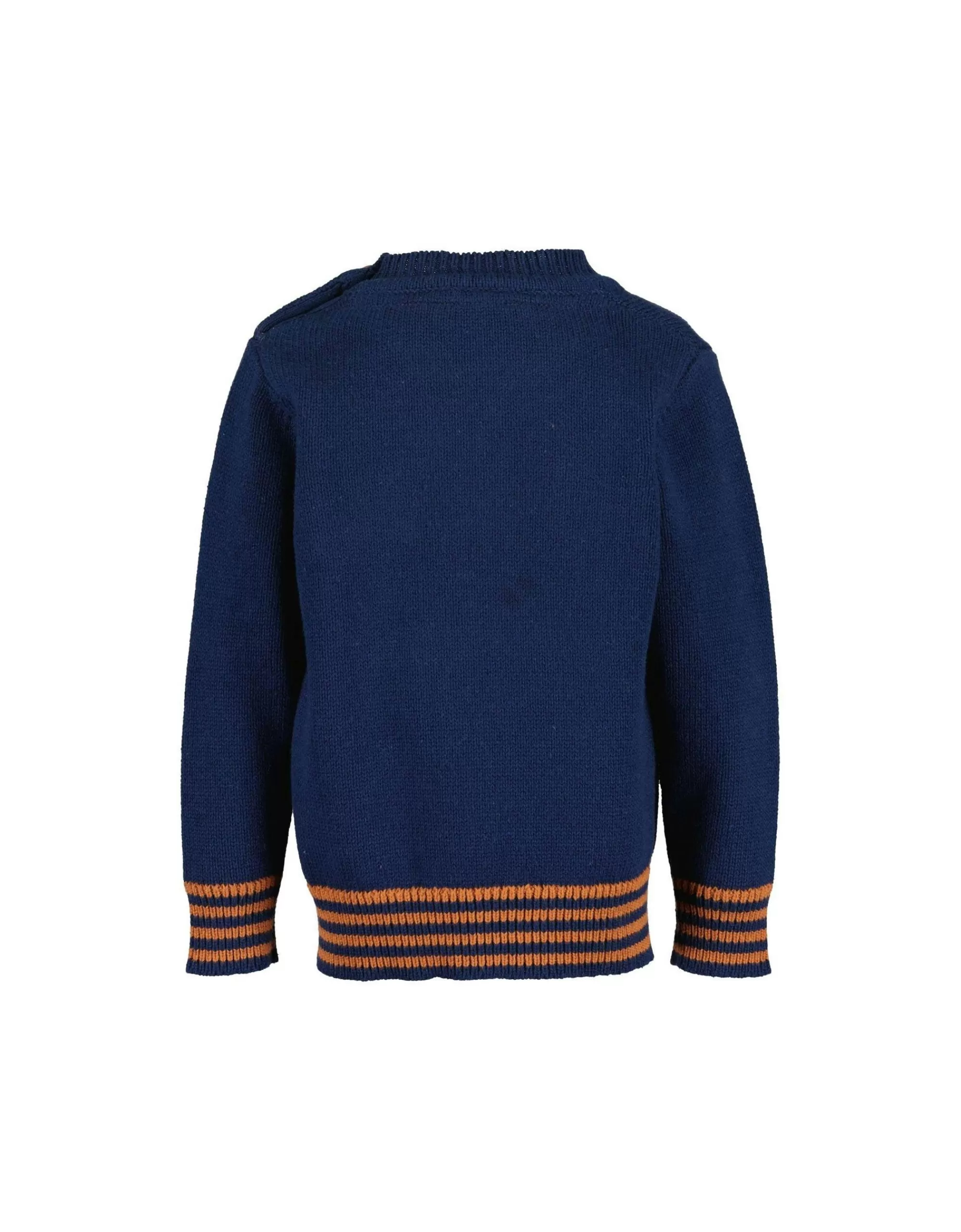 Baby Boys Pullover-Blue Seven New