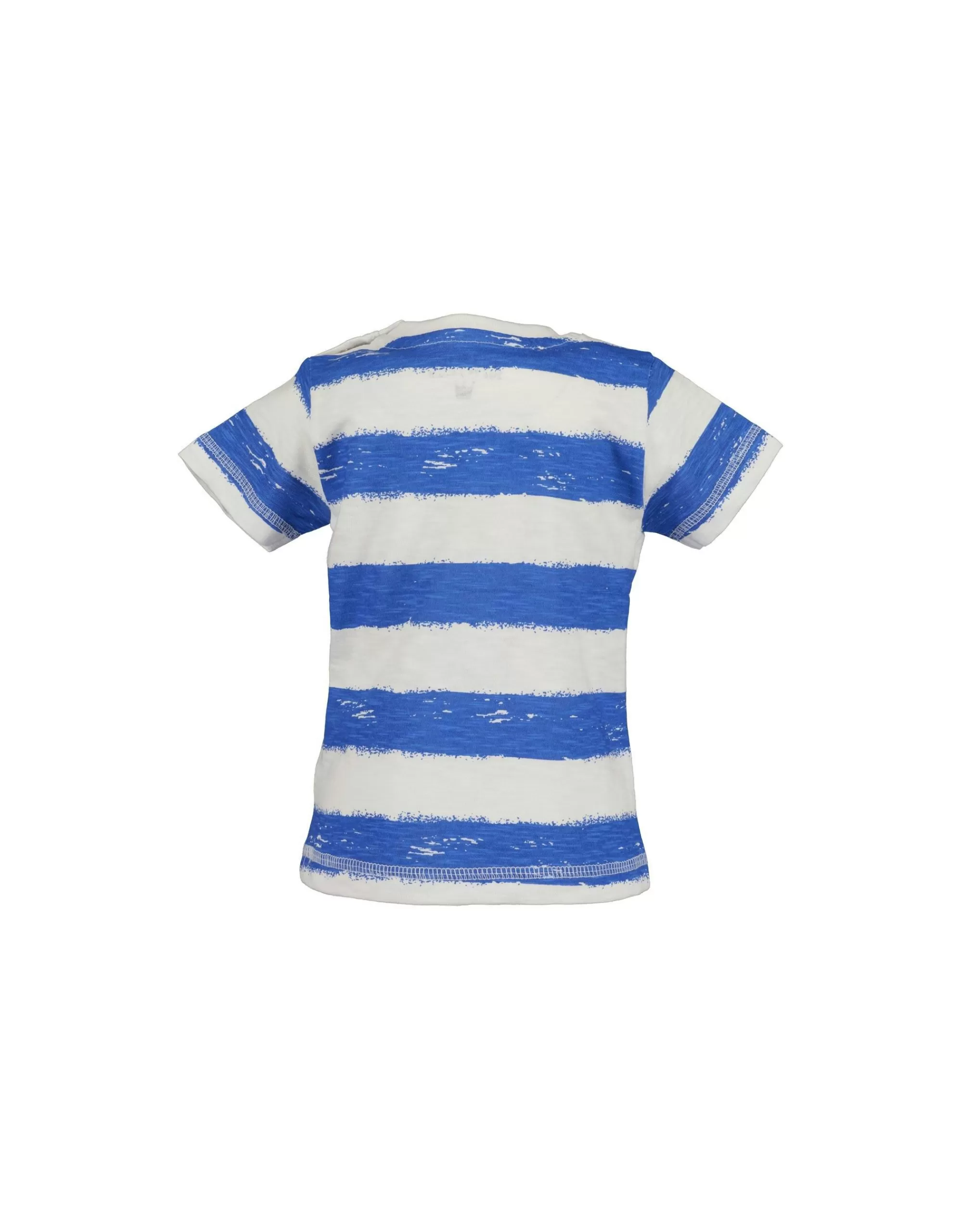 Baby Boys T-Shirt Im Streifenlook-Blue Seven New