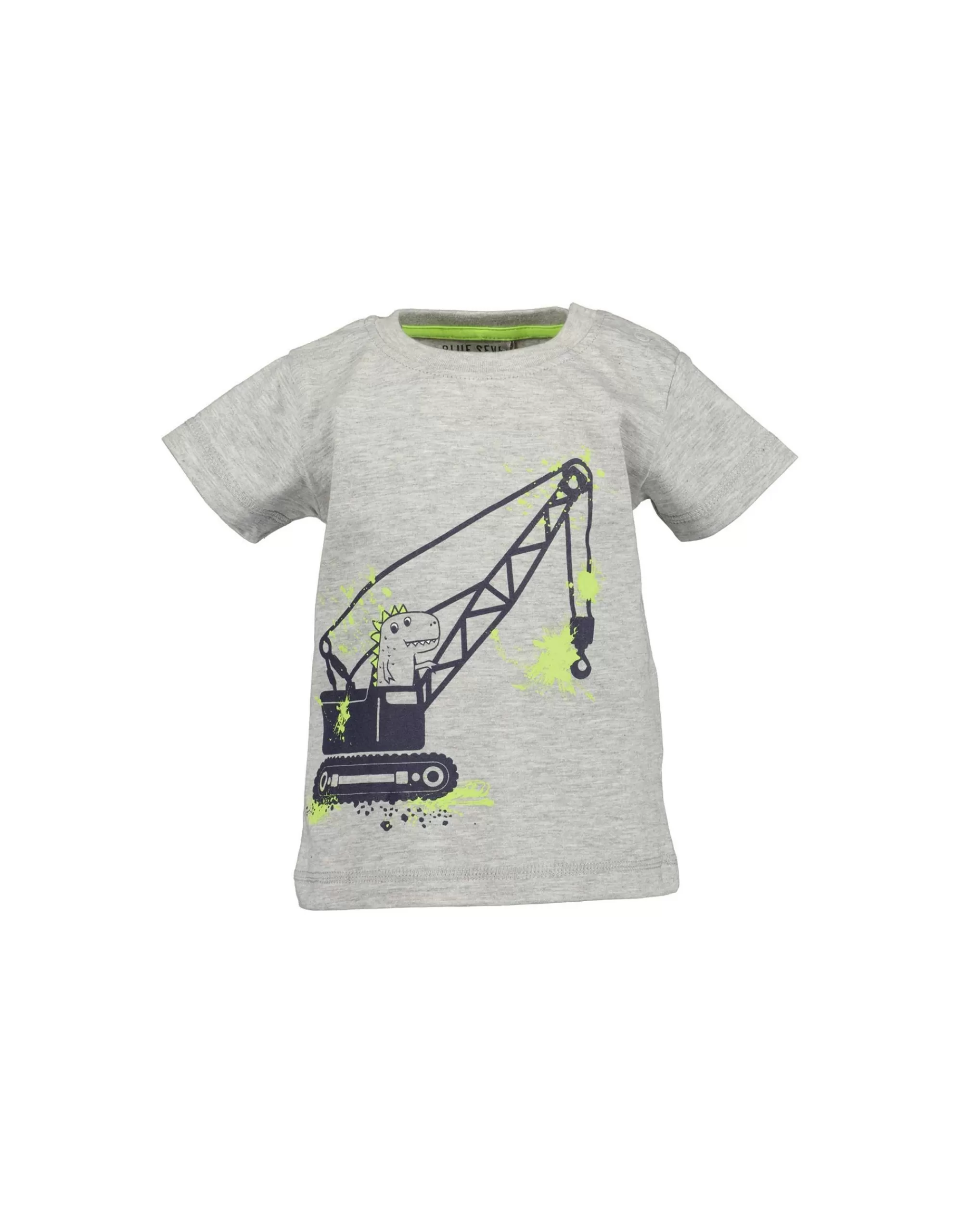 Baby Boys T-Shirt Mit Baustellenfahrzeugen-Blue Seven Shop