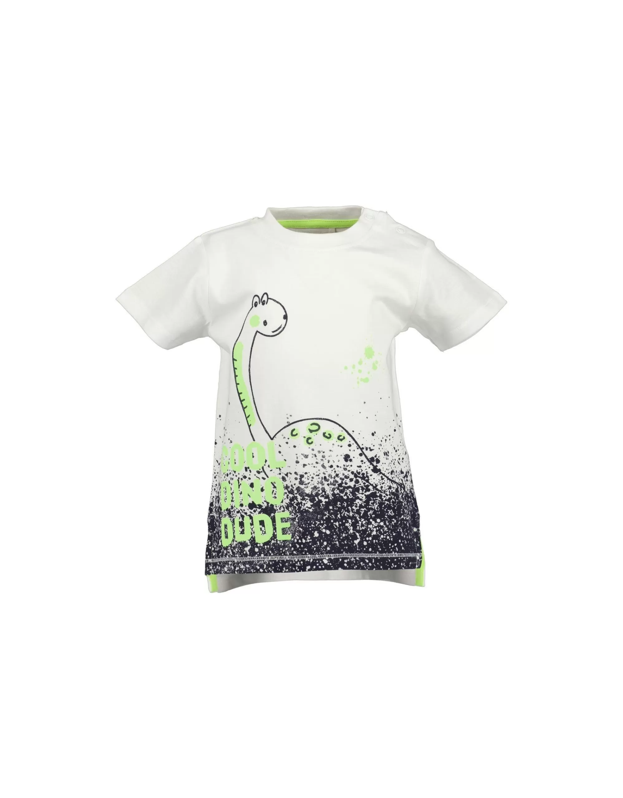 Baby Boys T-Shirt Mit Dino Druck-Blue Seven Hot