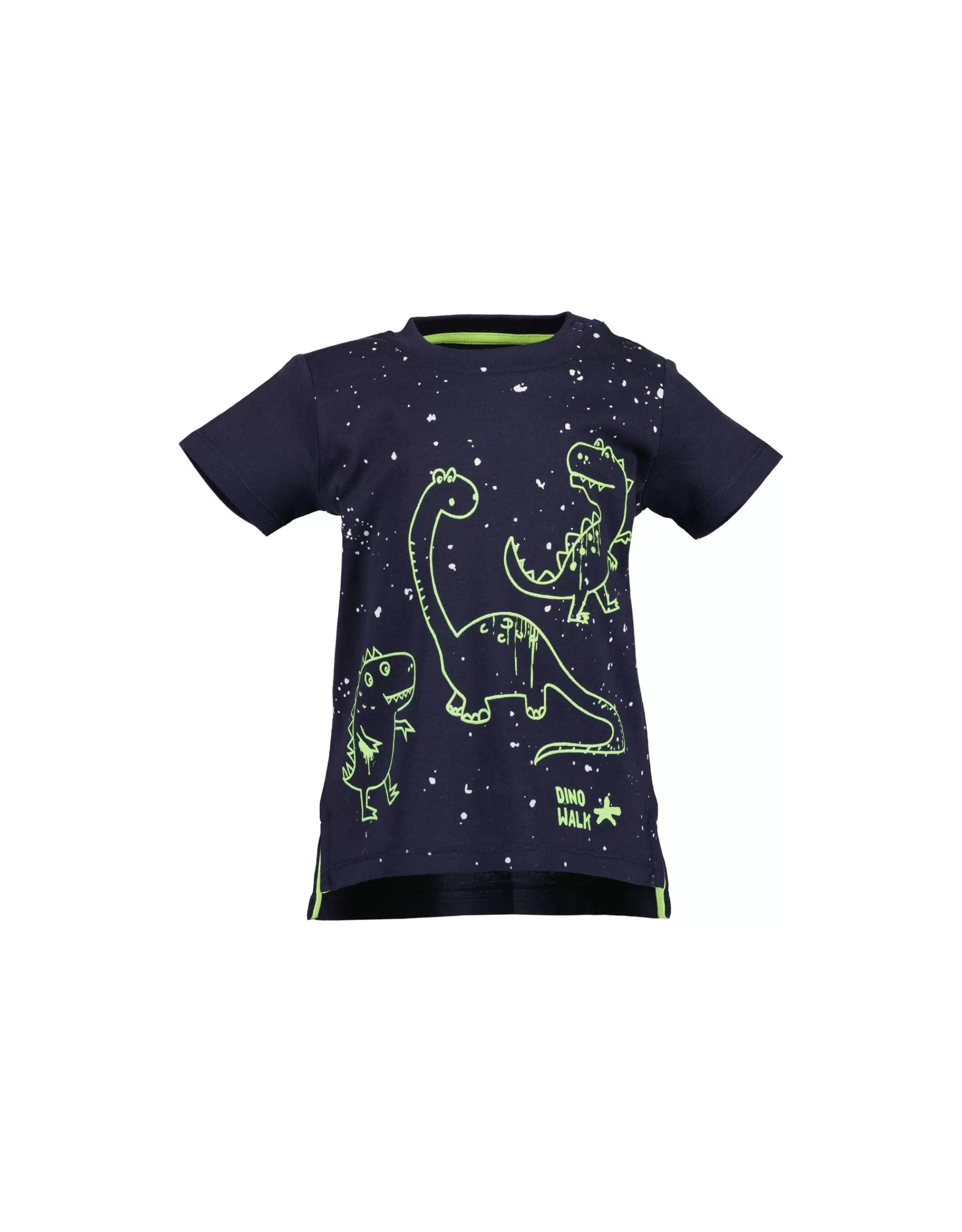 Baby Boys T-Shirt Mit Dino Druck-Blue Seven Cheap