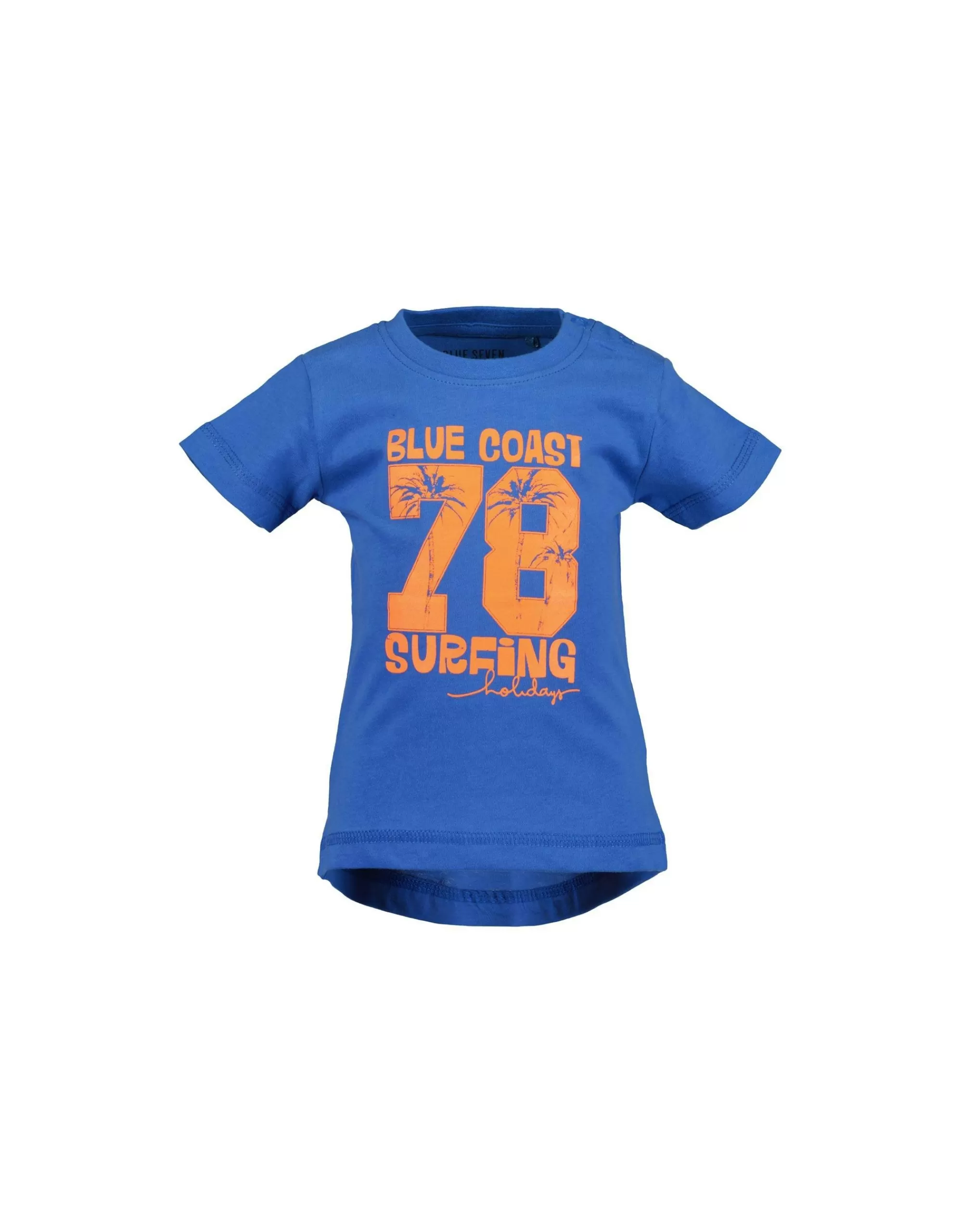 Baby Boys T-Shirt Mit Mottospruch-Blue Seven Best Sale