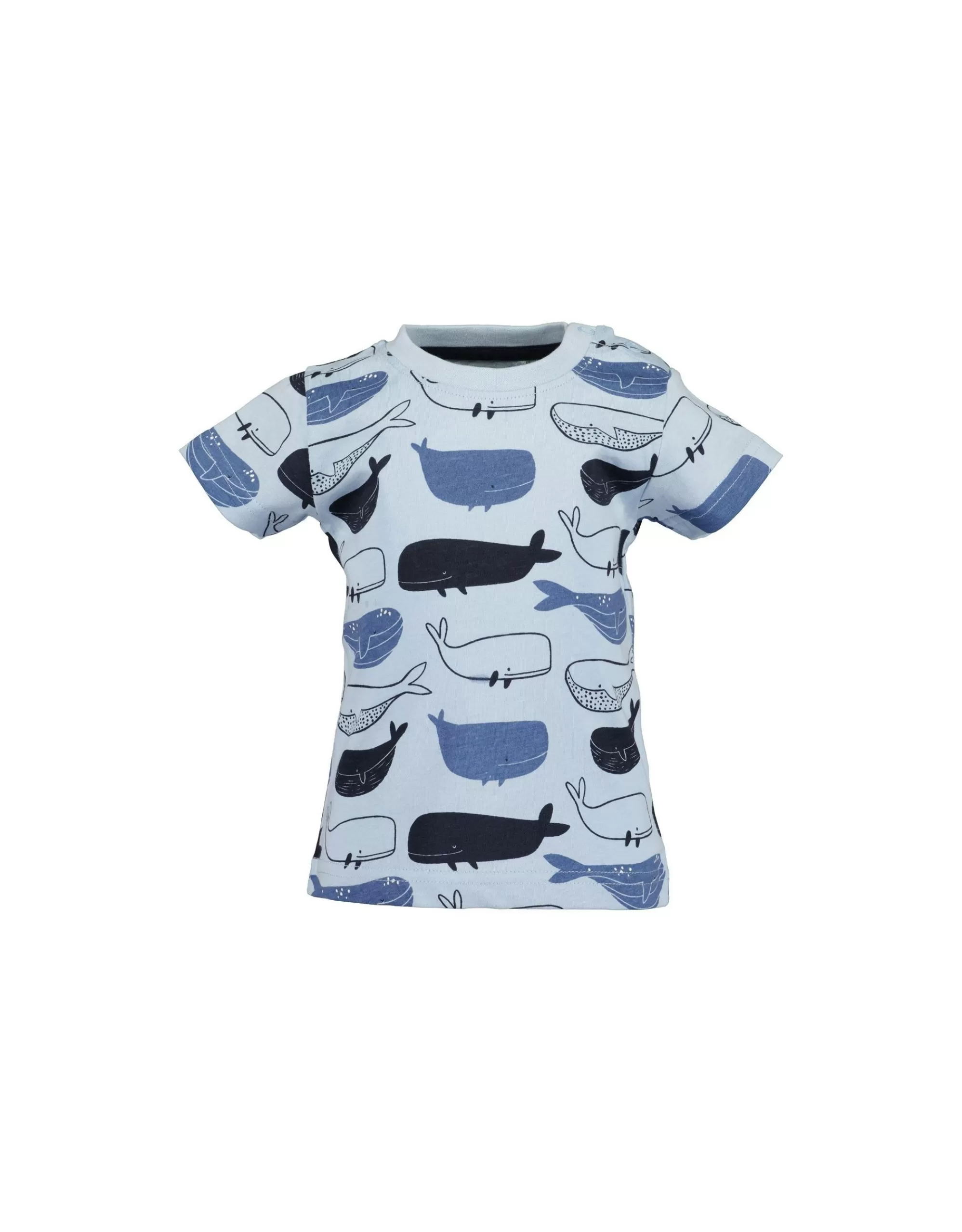 Baby Boys T-Shirt Mit Wal Druck-Blue Seven Online