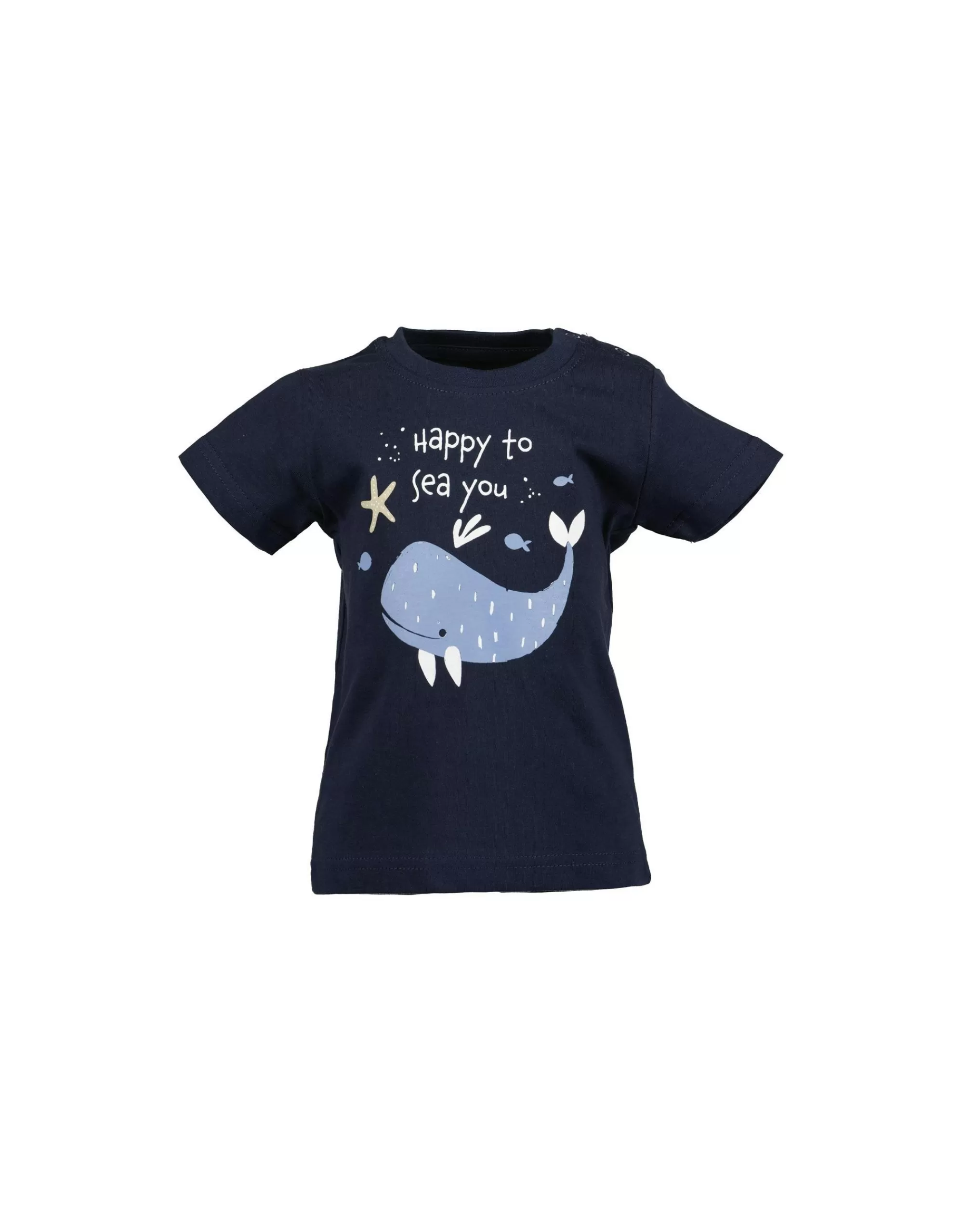 Baby Boys T-Shirt Mit Wal Druck-Blue Seven Outlet