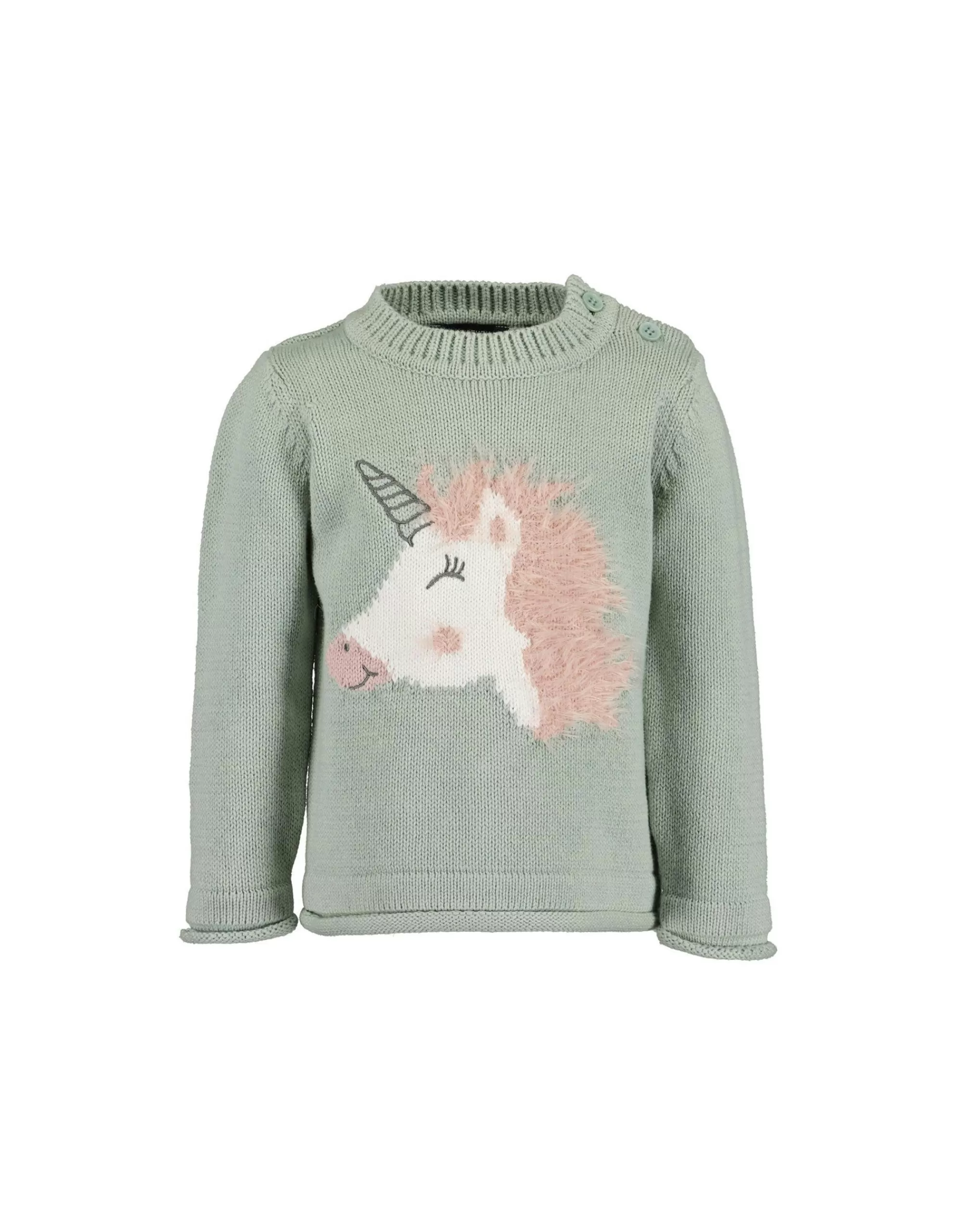 Baby Girls Pullover-Blue Seven Best Sale