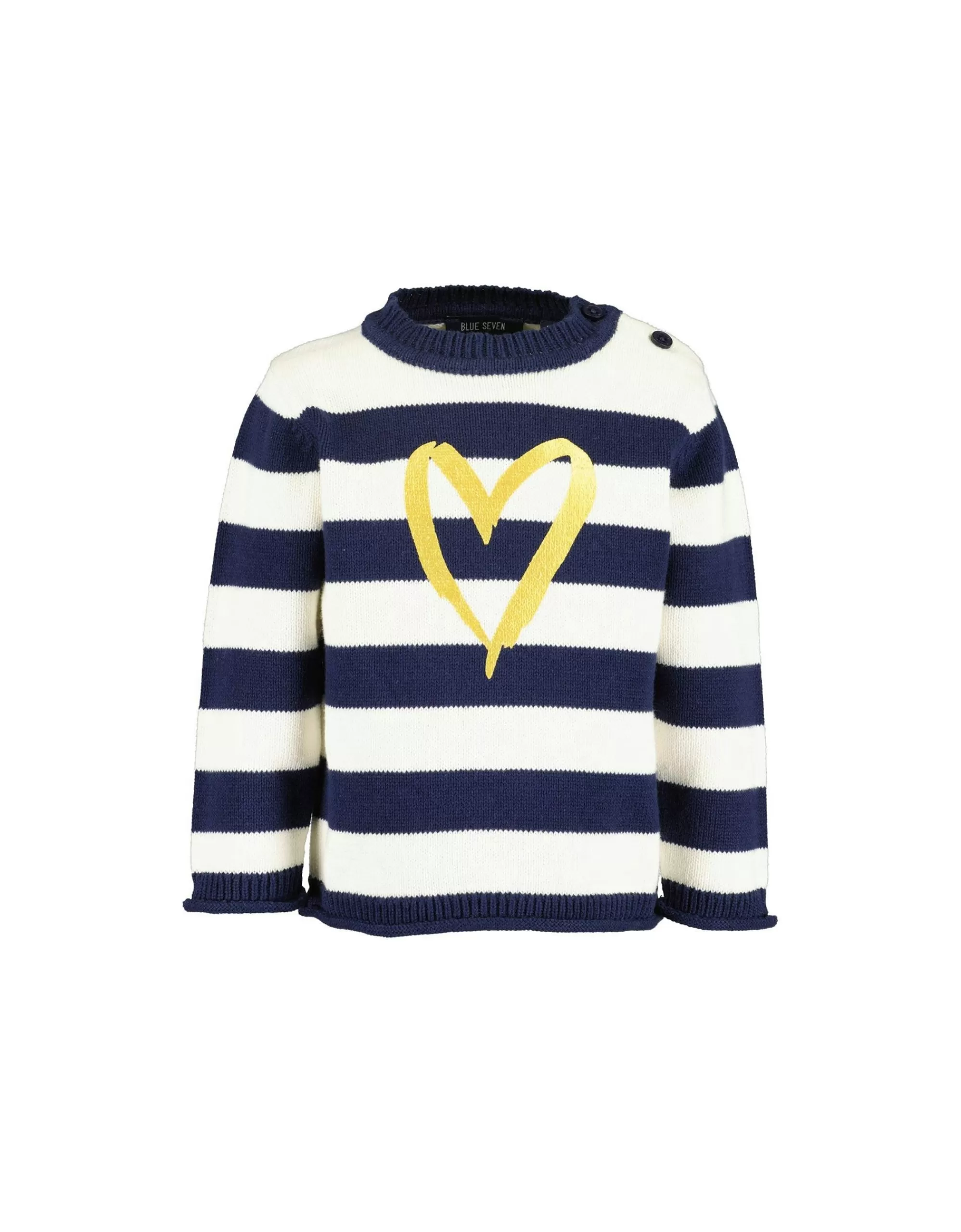 Baby Girls Pullover Im Streifenlook-Blue Seven Cheap