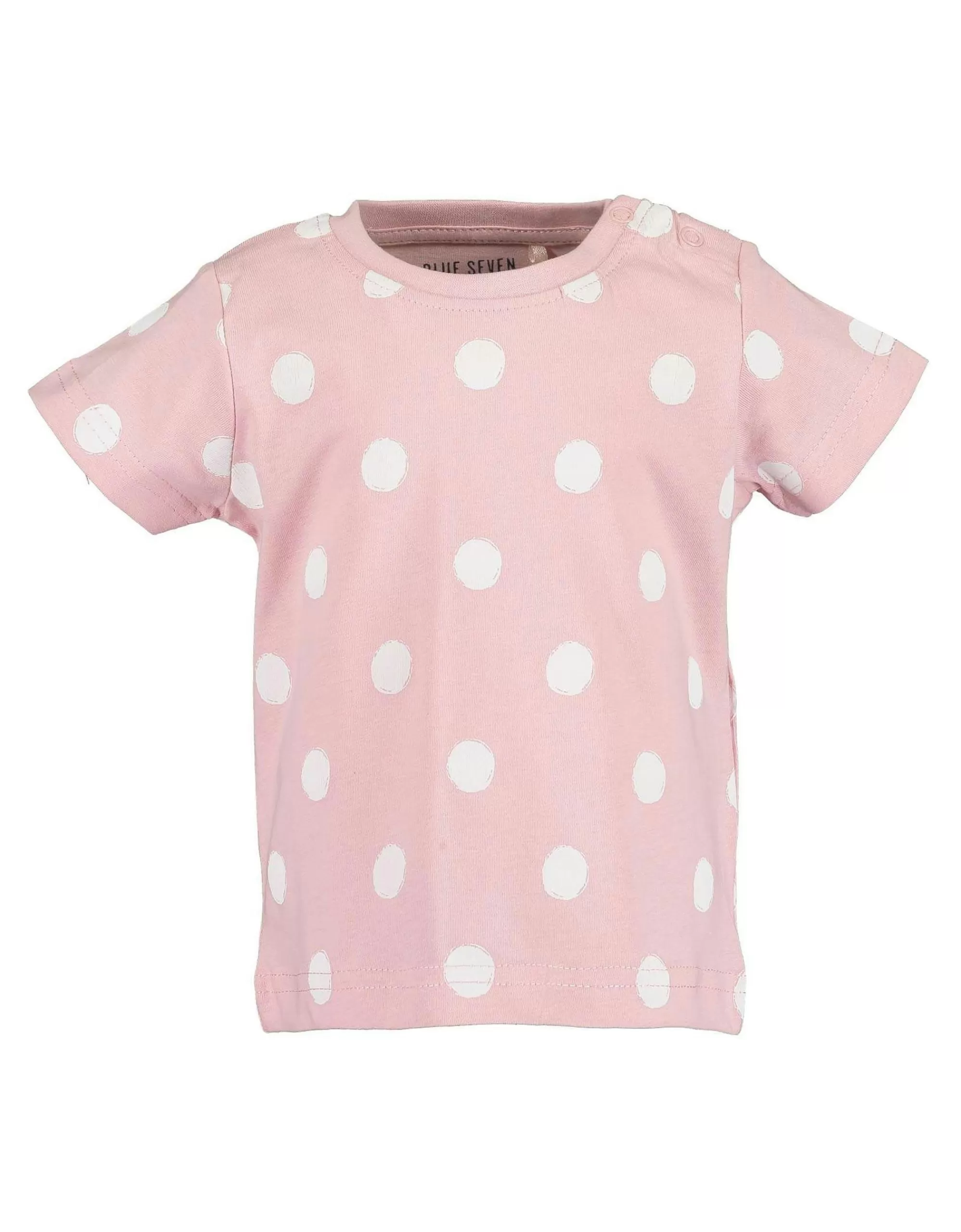 Baby Girls T-Shirt Im Punktelook-Blue Seven Outlet