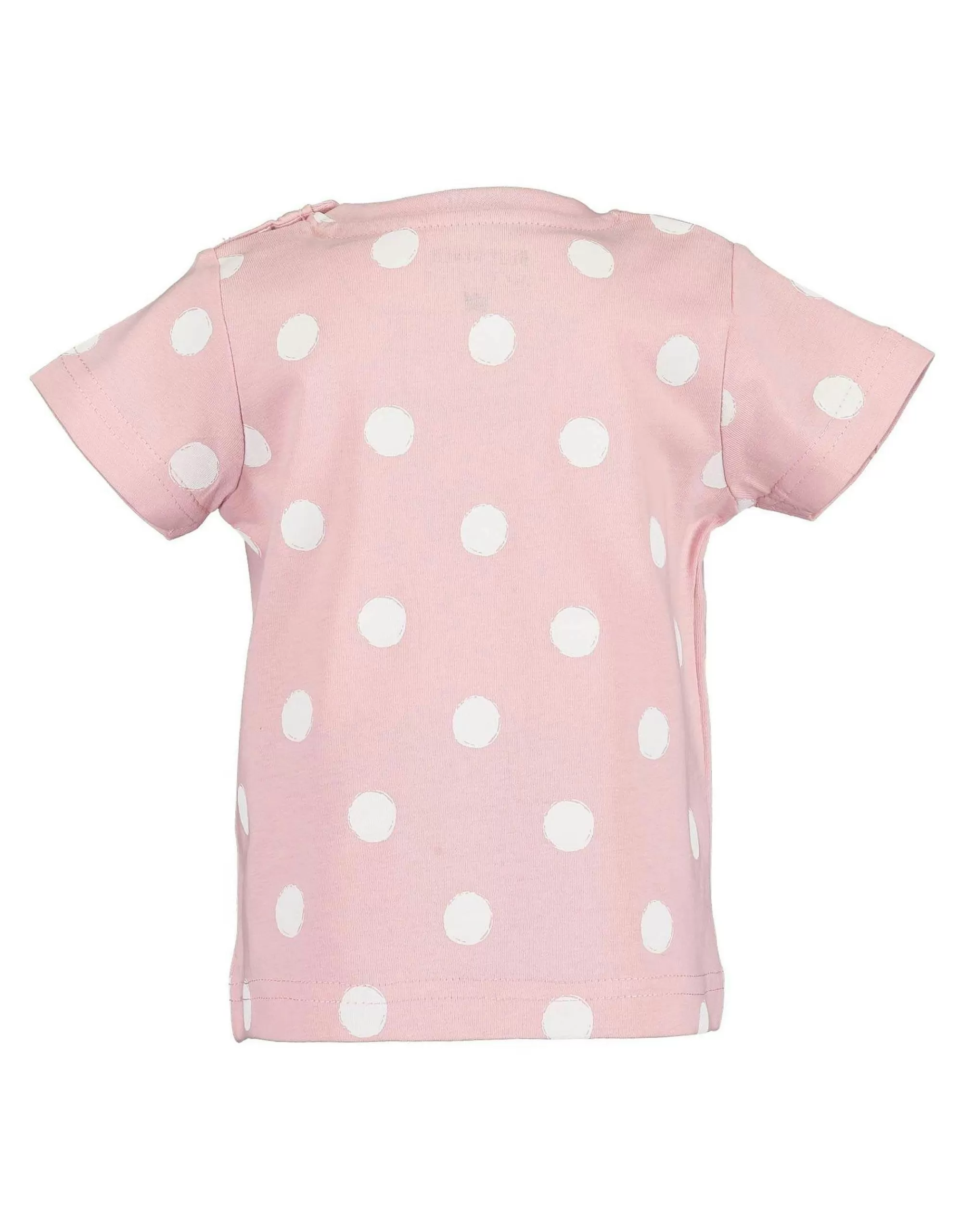 Baby Girls T-Shirt Im Punktelook-Blue Seven Outlet