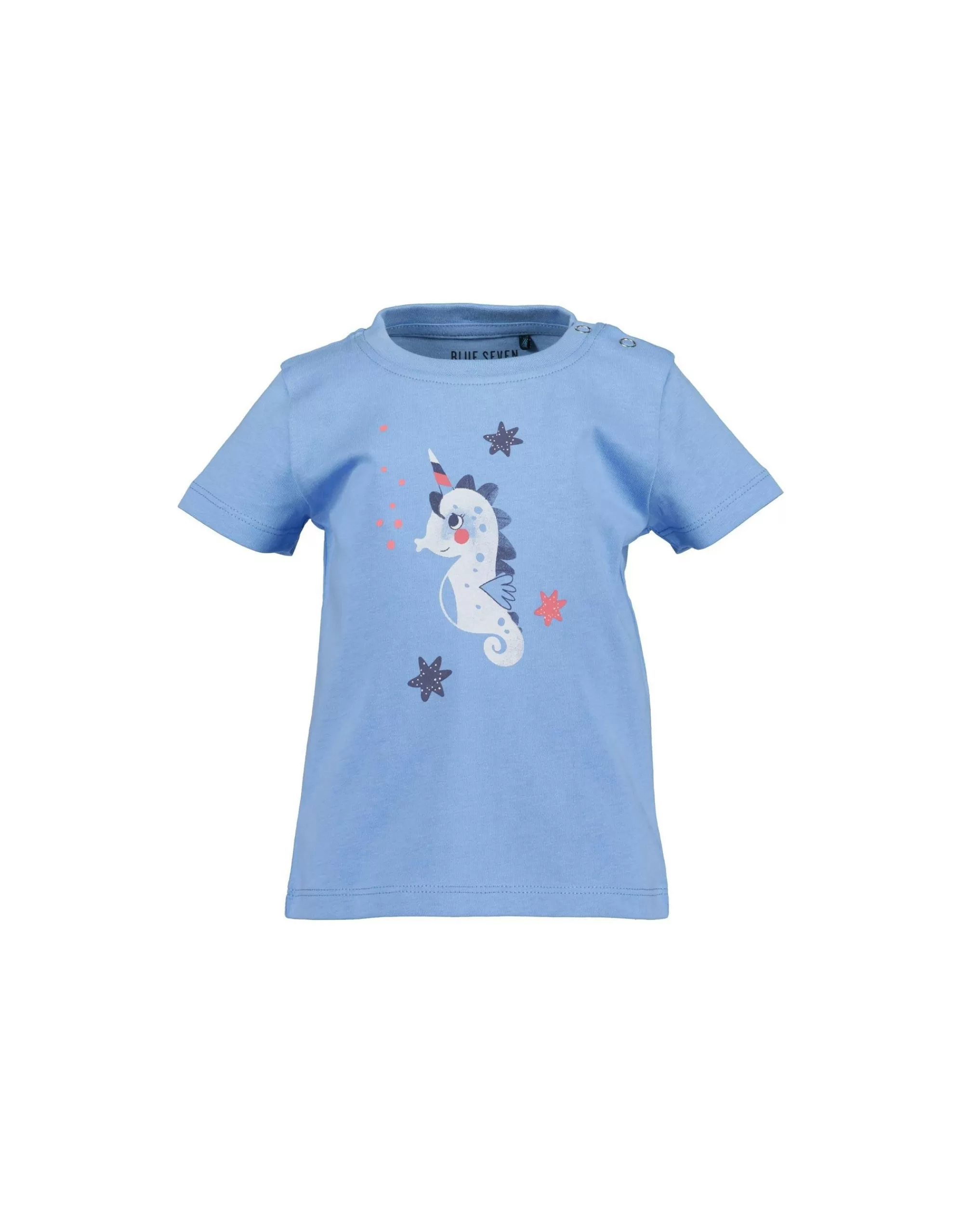 Baby Girls T-Shirt Mit Druck-Blue Seven Cheap