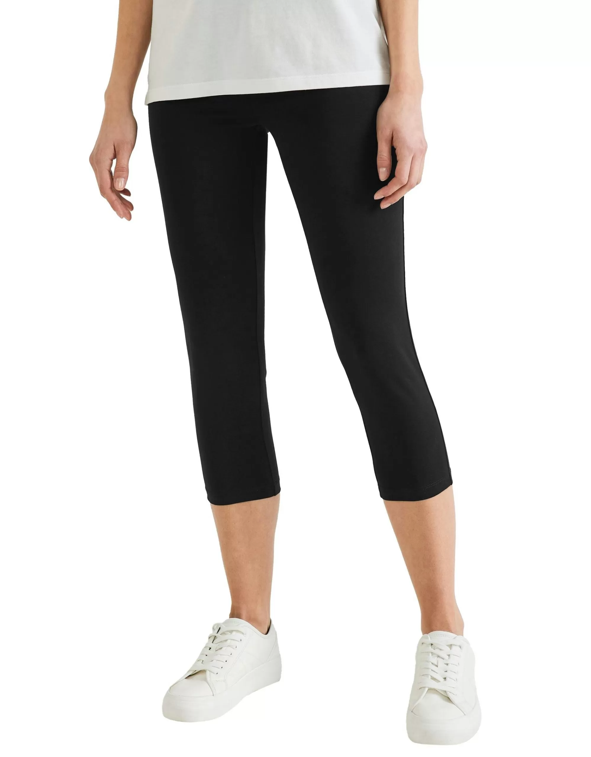 Street One Basic 3/4 Leggings Schwarz Shop