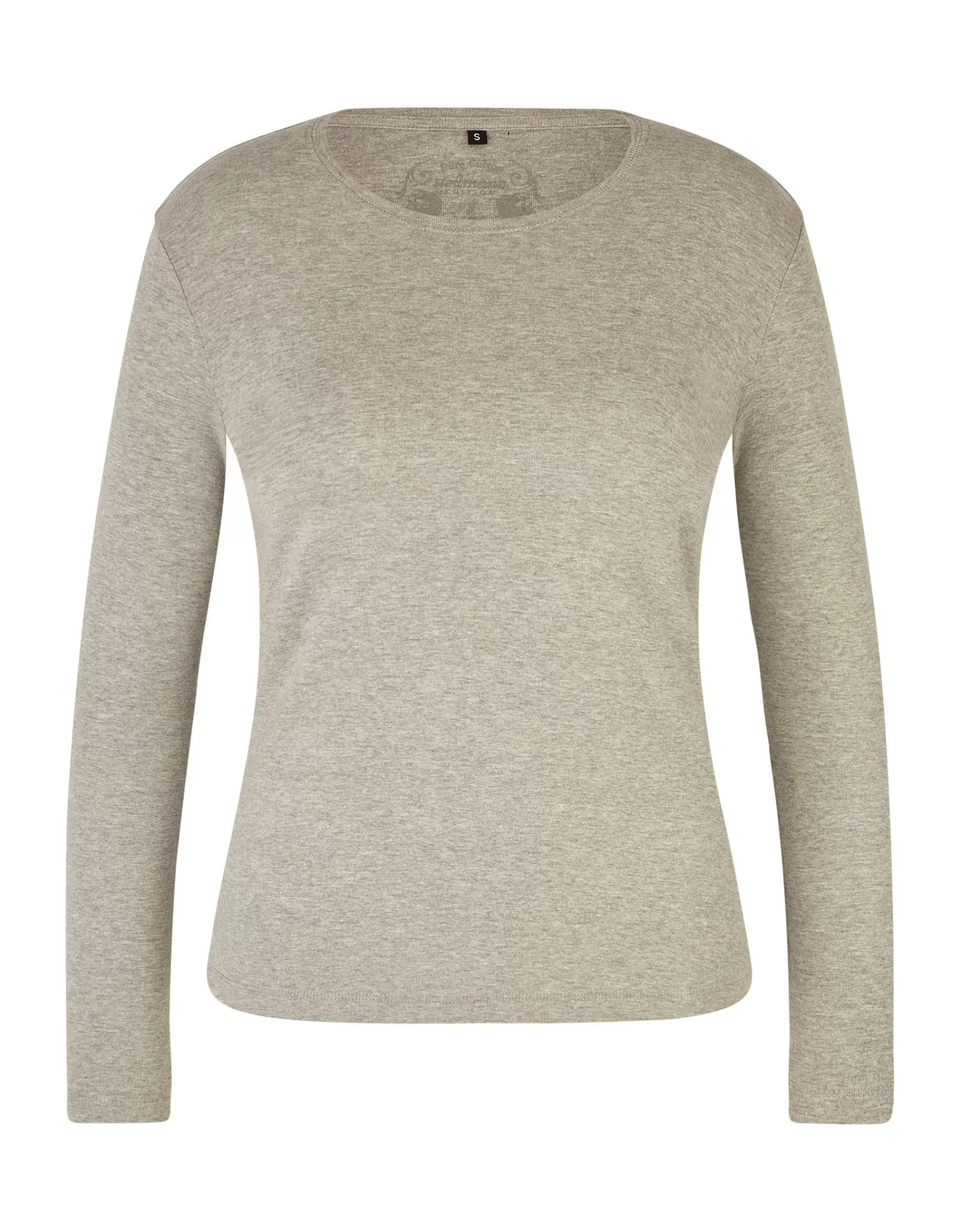 Steilmann Edition Basic Langarmshirt Grau Shop