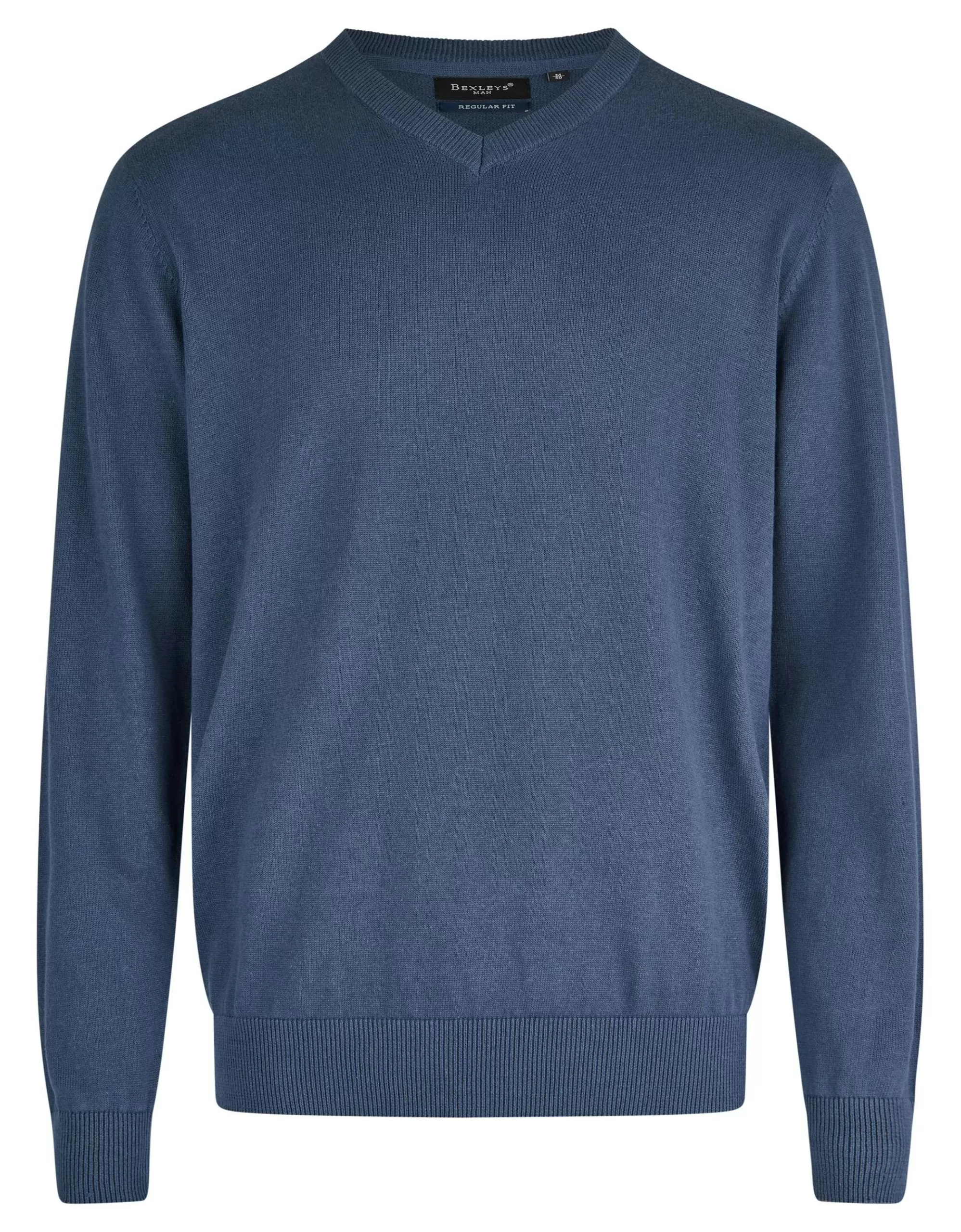 Basic Pullover Mit V-Ausschnitt-Bexleys man Fashion