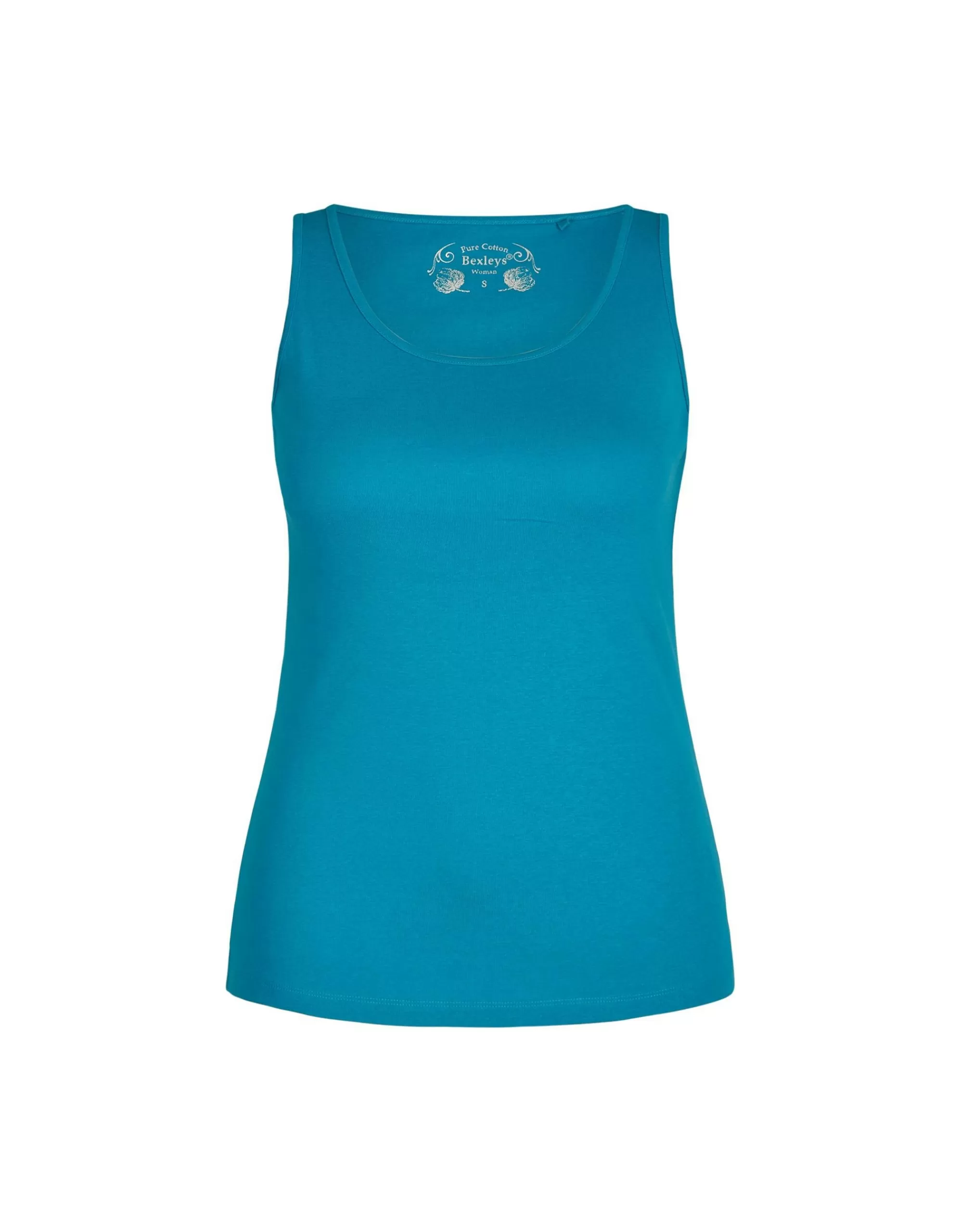 Bexleys woman Basic Top Türkis Shop