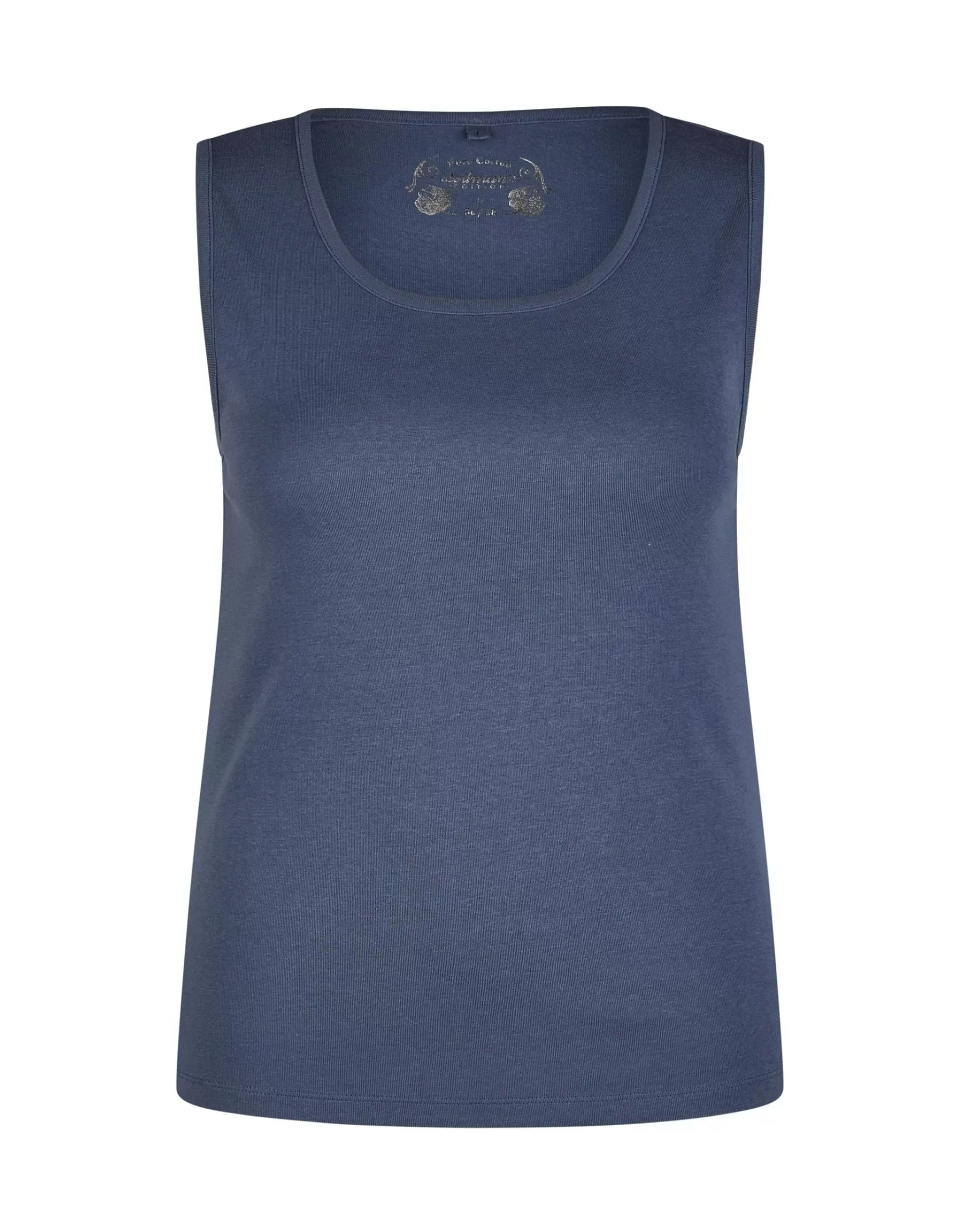 Steilmann Edition Basic Top In Unifarbe Marine Sale