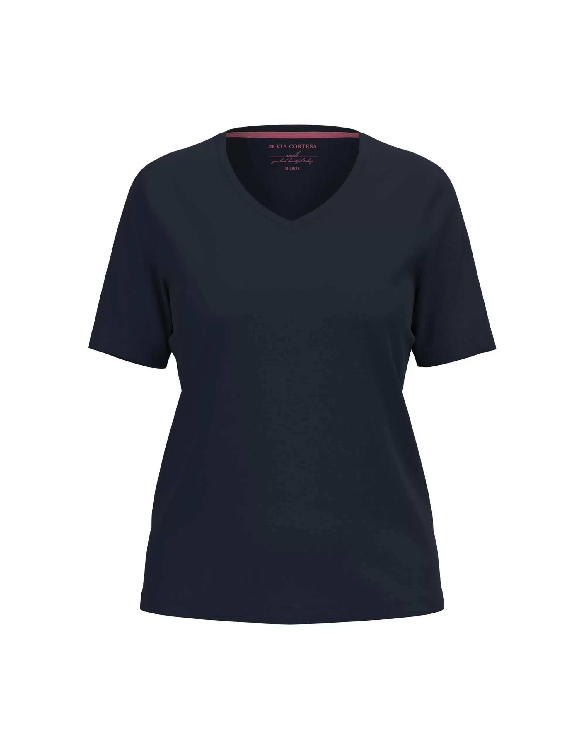 Via Cortesa Basic T-Shirt Marine Sale