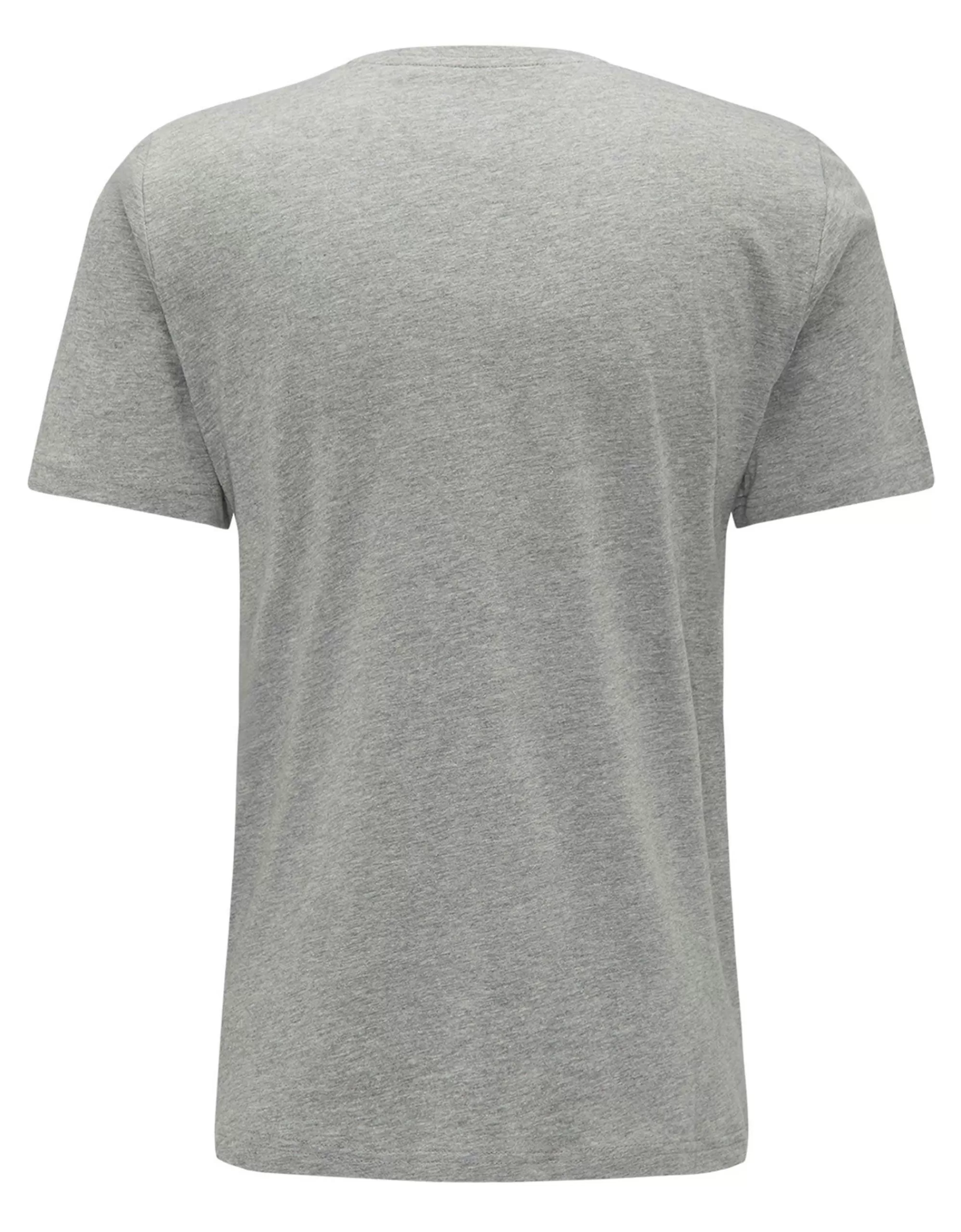 Basic T-Shirt Mit Logo-Print-MUSTANG Outlet