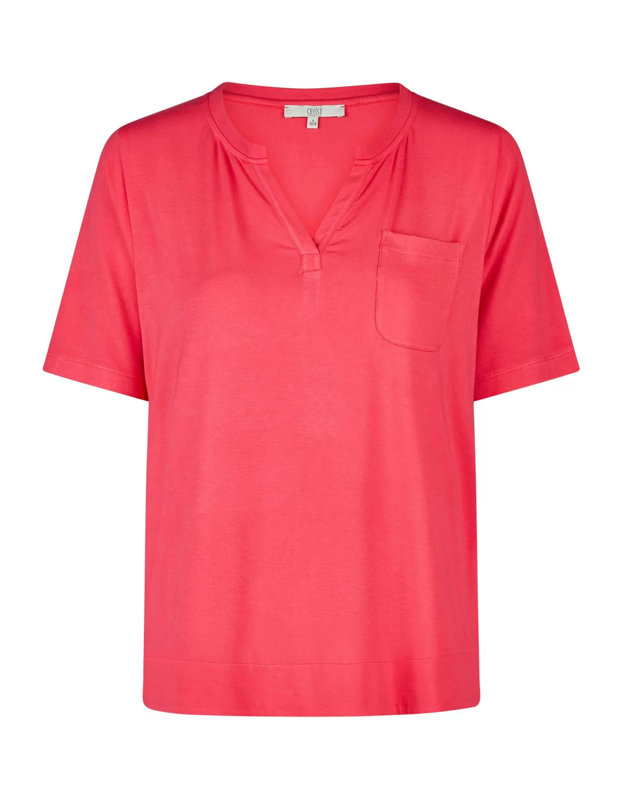 Choice Essentials Basic Viskose Shirt Pink Clearance