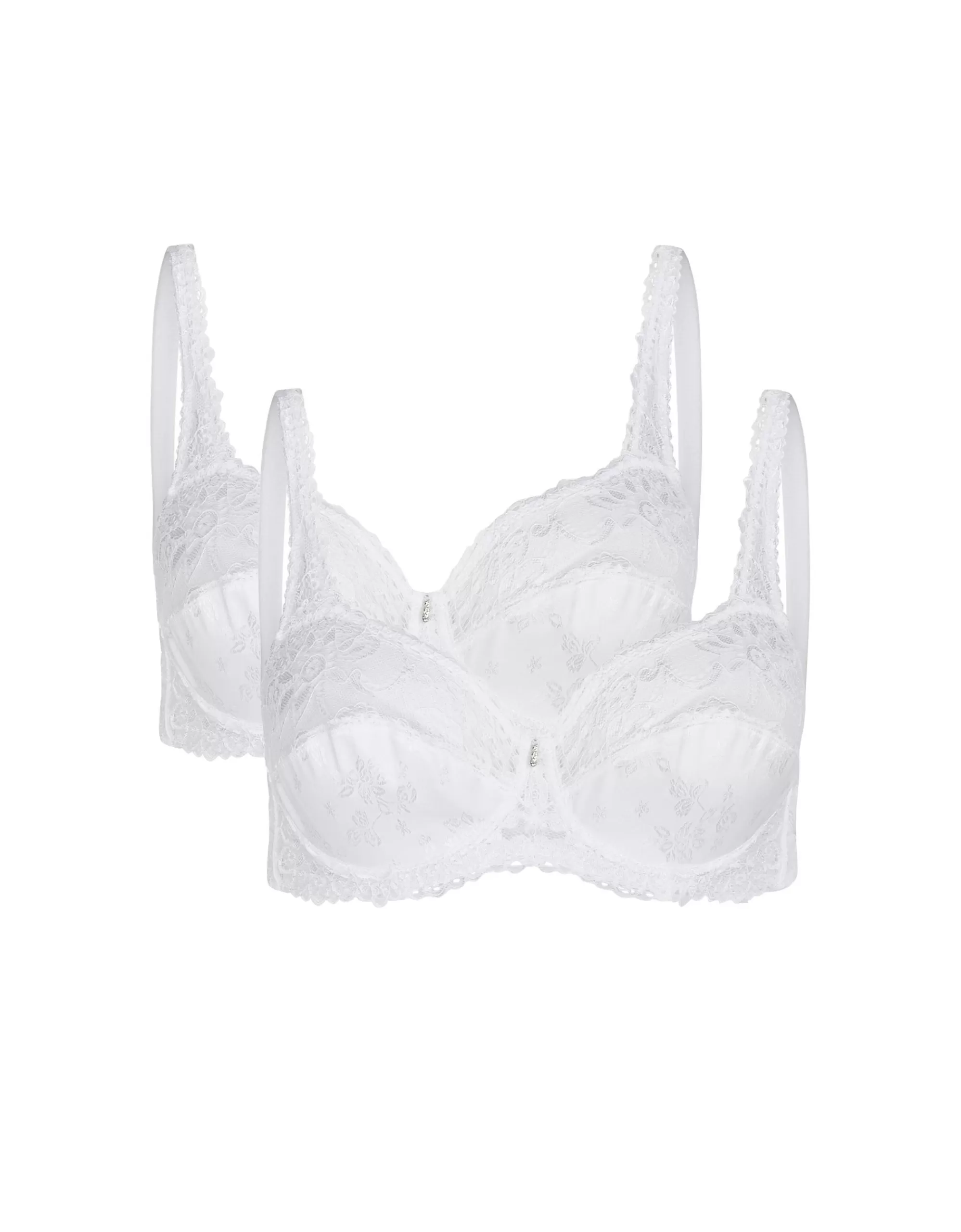 ADLER LINGERIE Bügel-Bh Mit Spitze Weiß Best