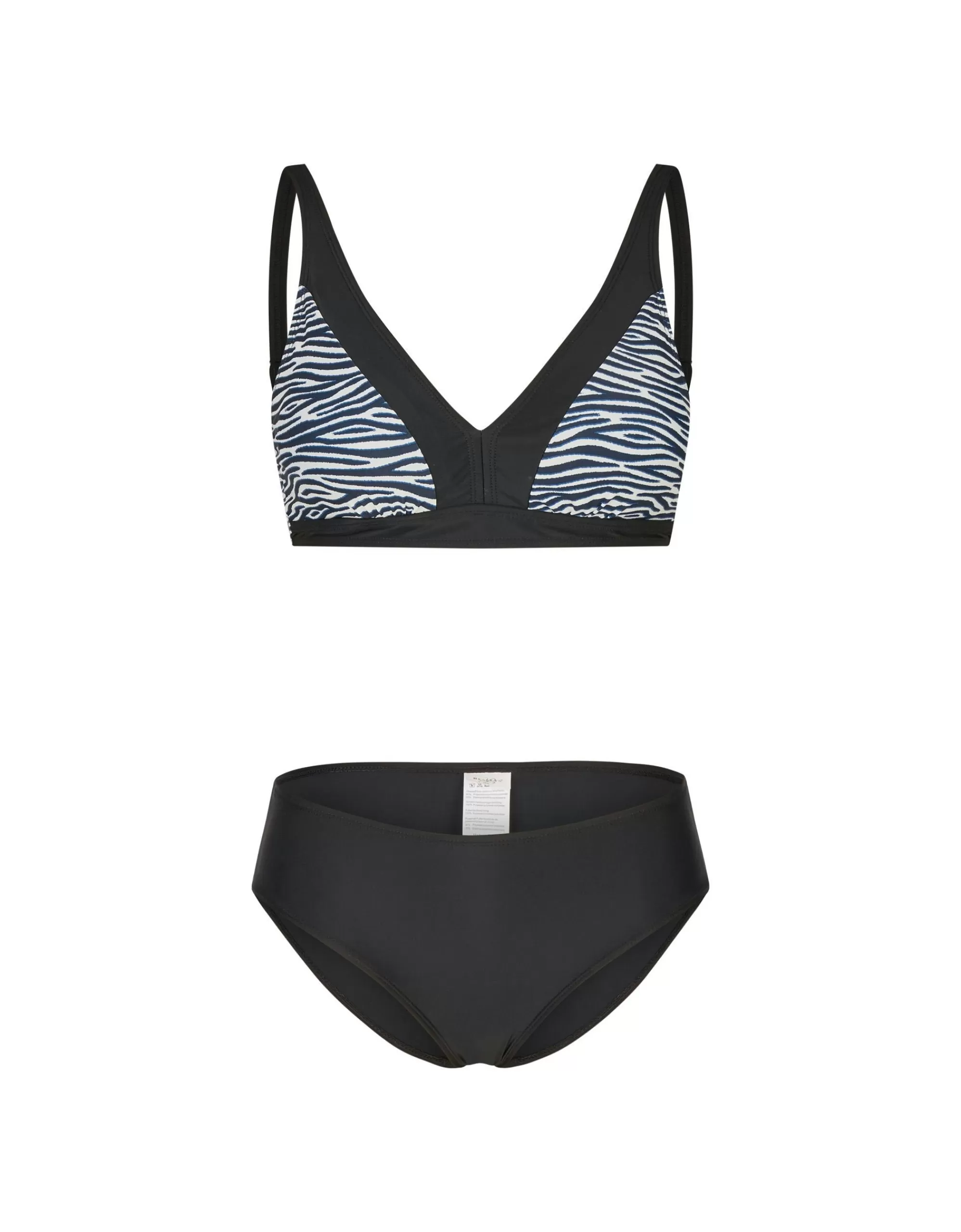 Bexleys woman Bikini Mit Zebra-Muster Marine/Weiß Shop