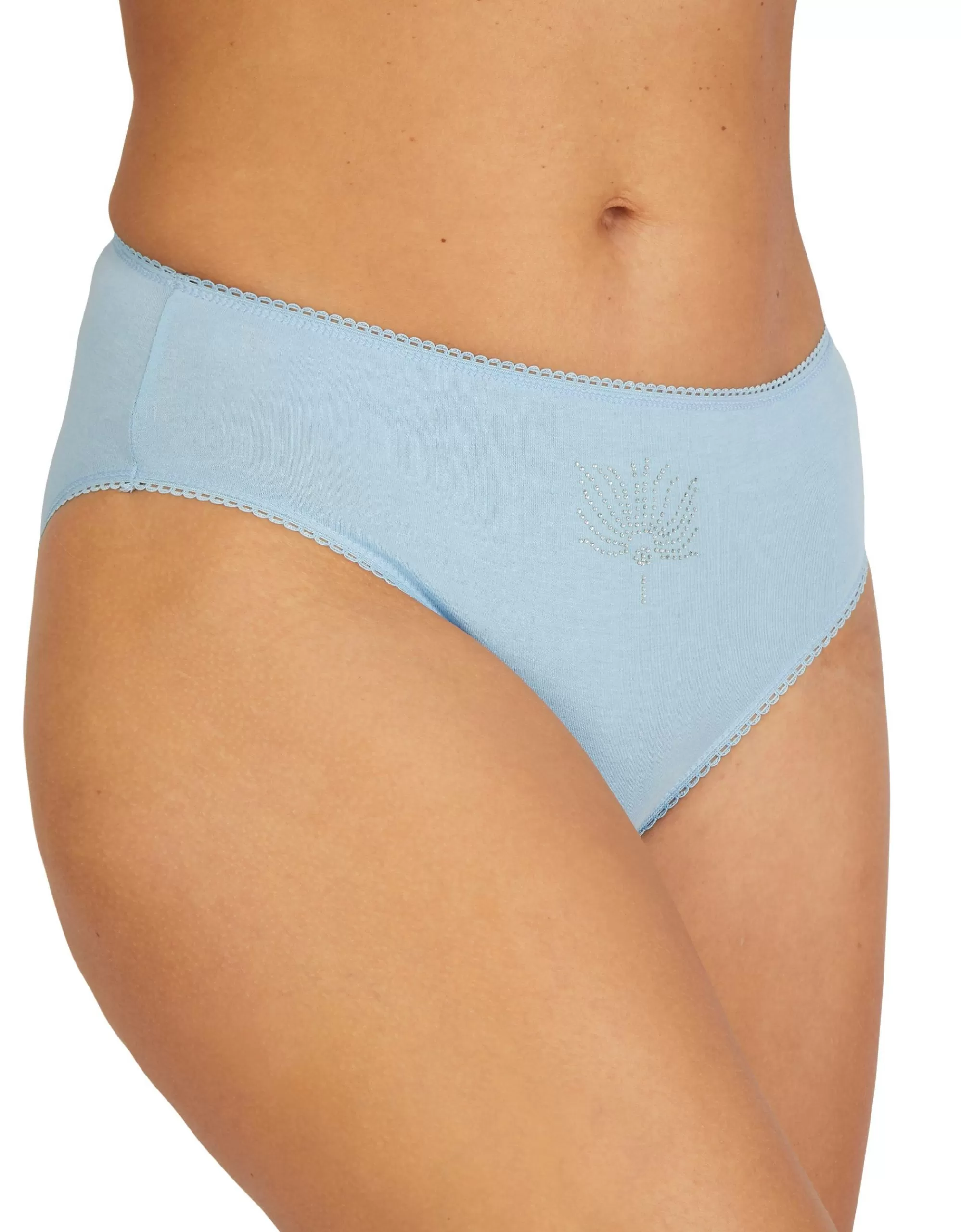 ADLER BODYWEAR Bikinislip 3Er Pack Blau/Creme/Ecru New