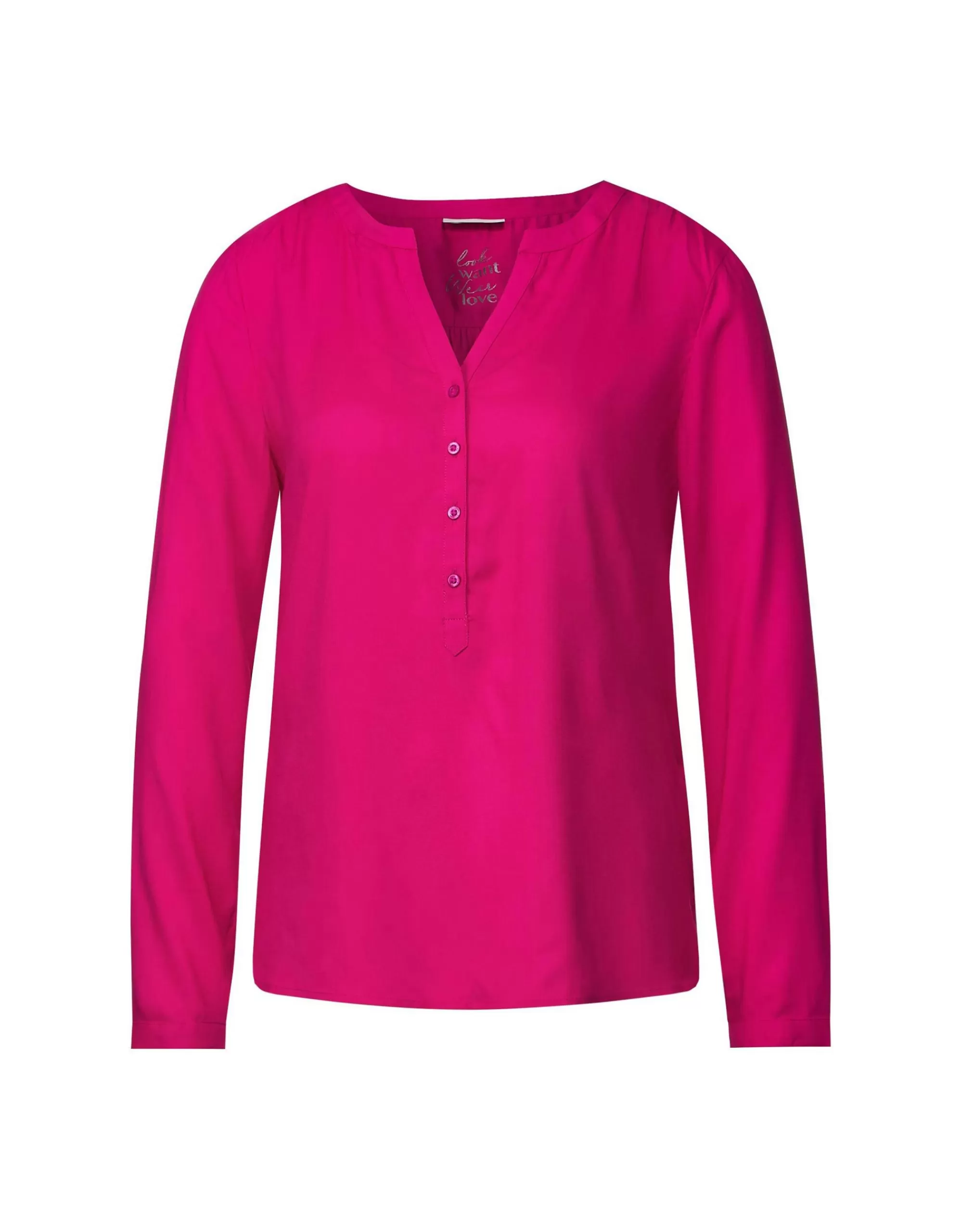 Street One Bluse In Unifarbe Pink Sale