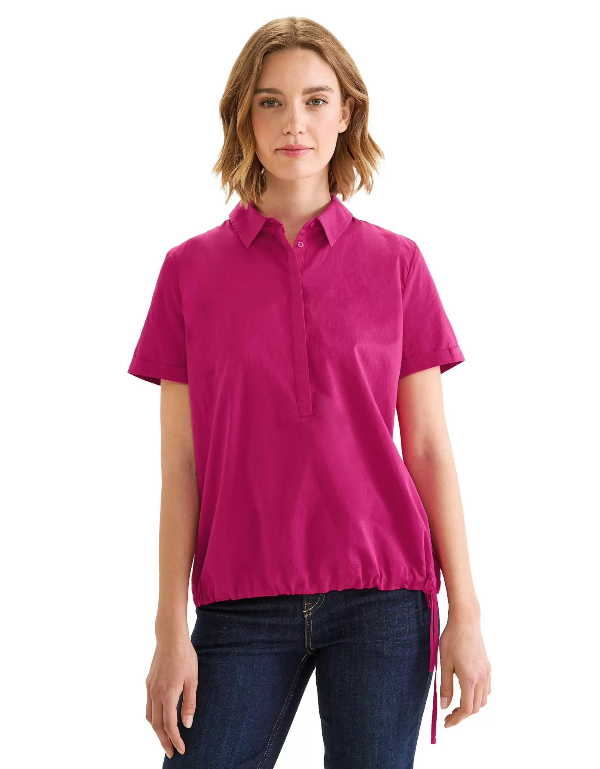 Street One Bluse Mit Schleifendetail Pink Online