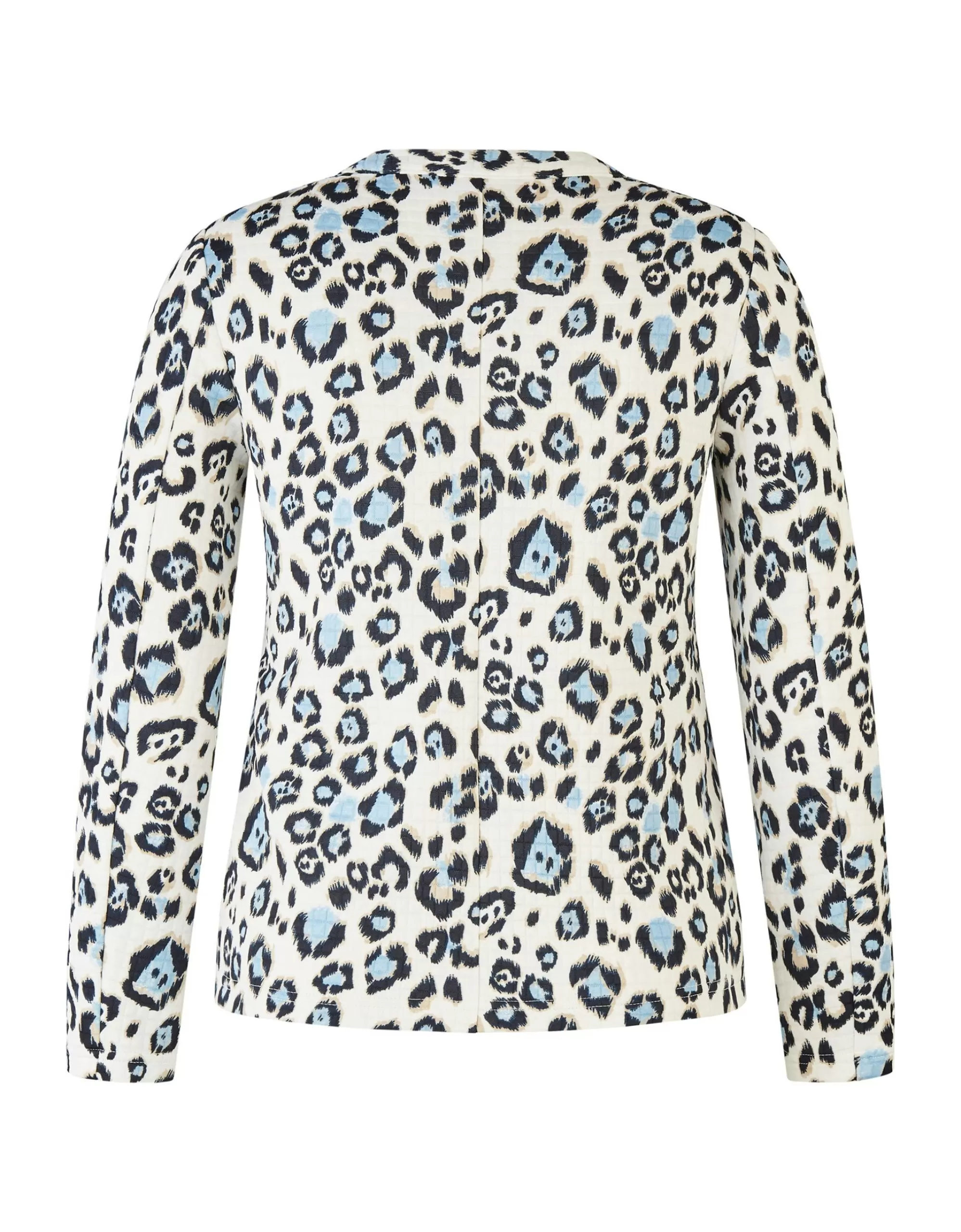 Steilmann Edition Blusenjacke Im Leo-Print Blau/Schwarz/Weiß Clearance