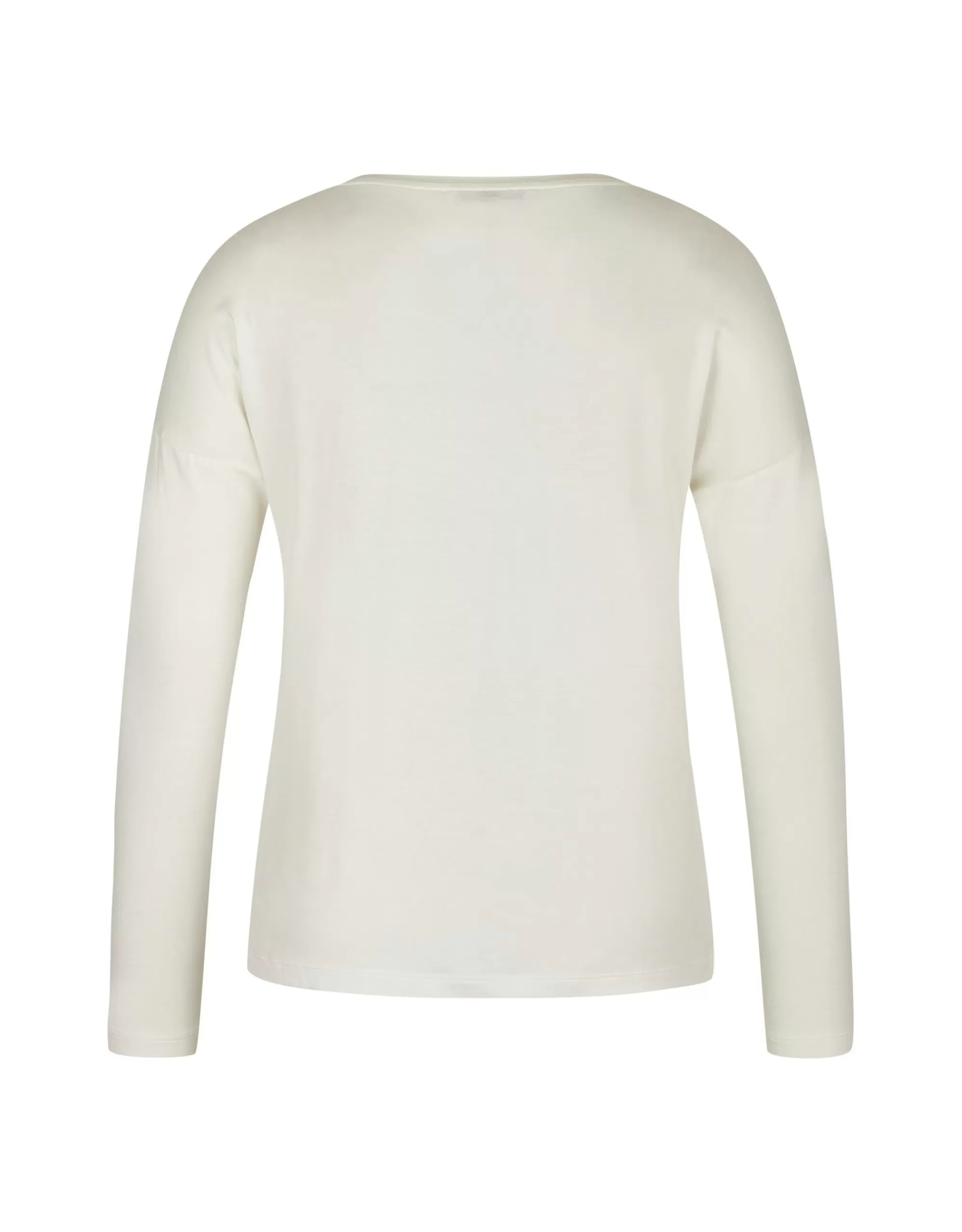 Steilmann Woman Blusenshirt Im Material-Mix Creme Cheap