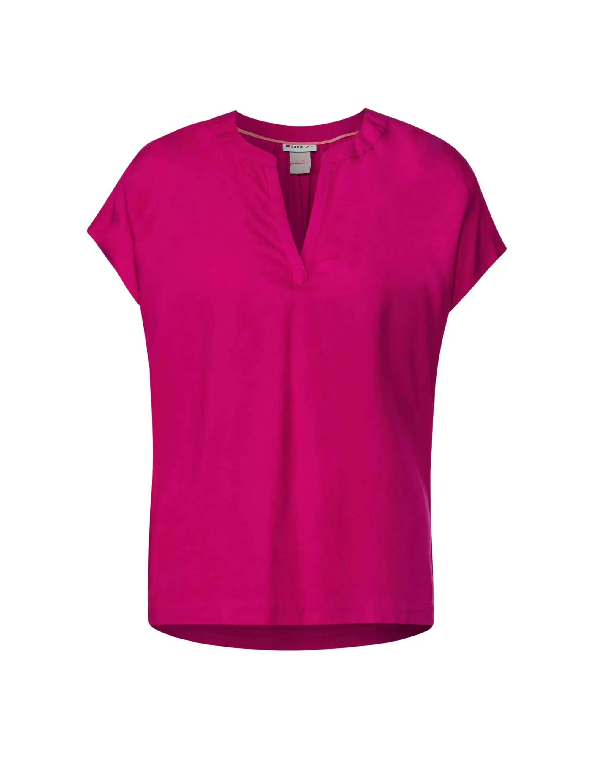 Street One Blusenshirt In Unifarbe Pink Outlet