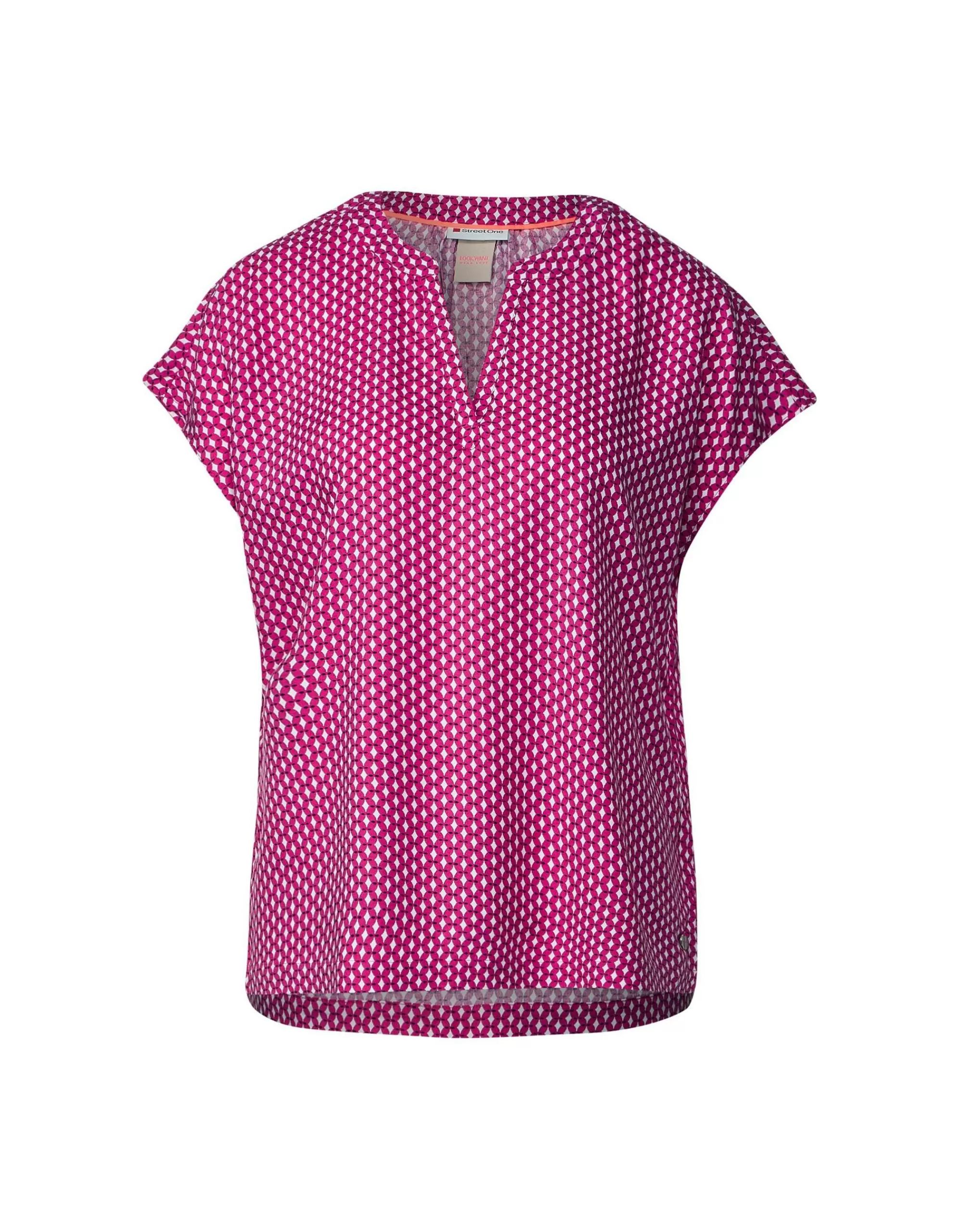 Street One Blusenshirt Mit Print Pink New