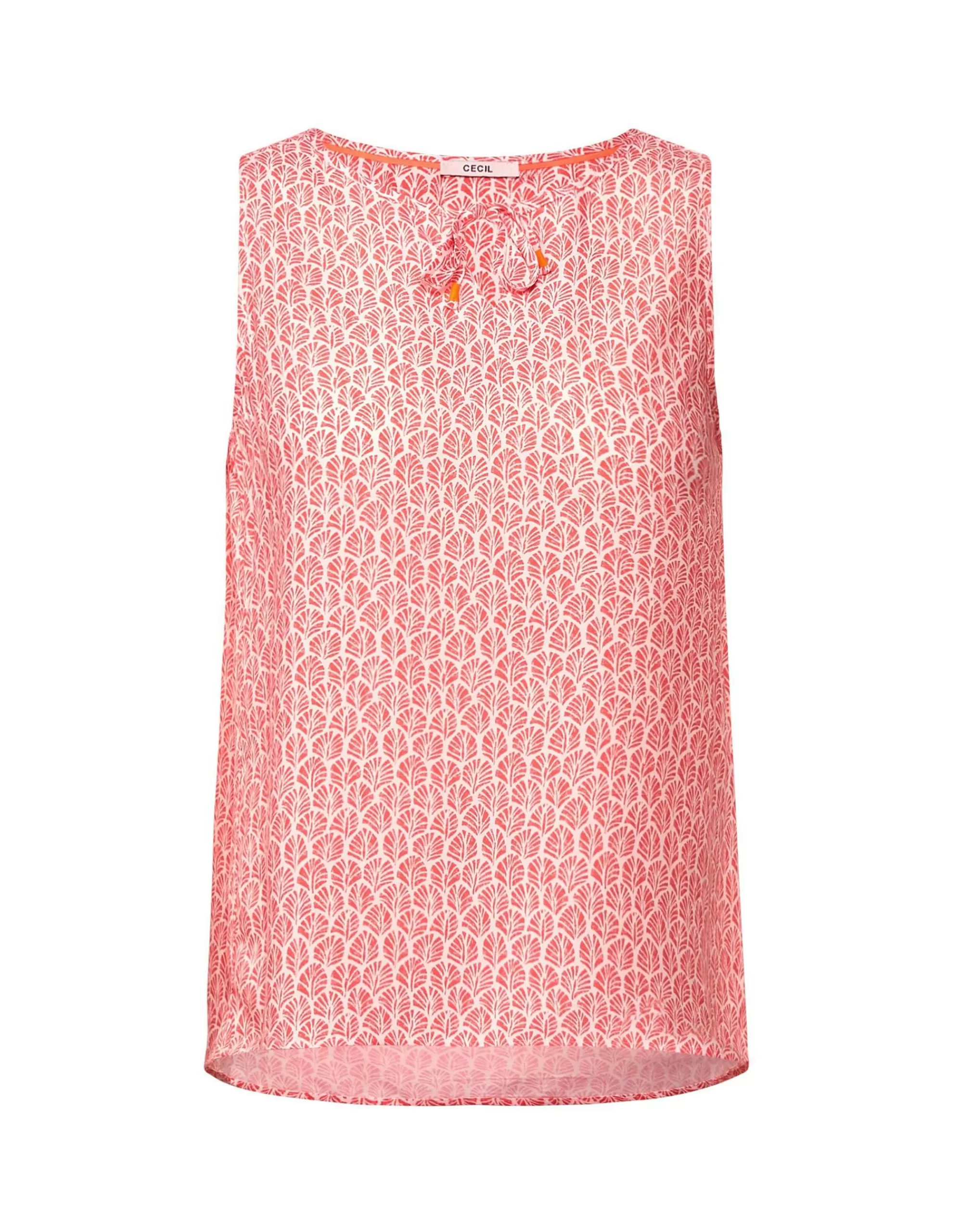 CECIL Blusentop Mit Muster Coral Outlet