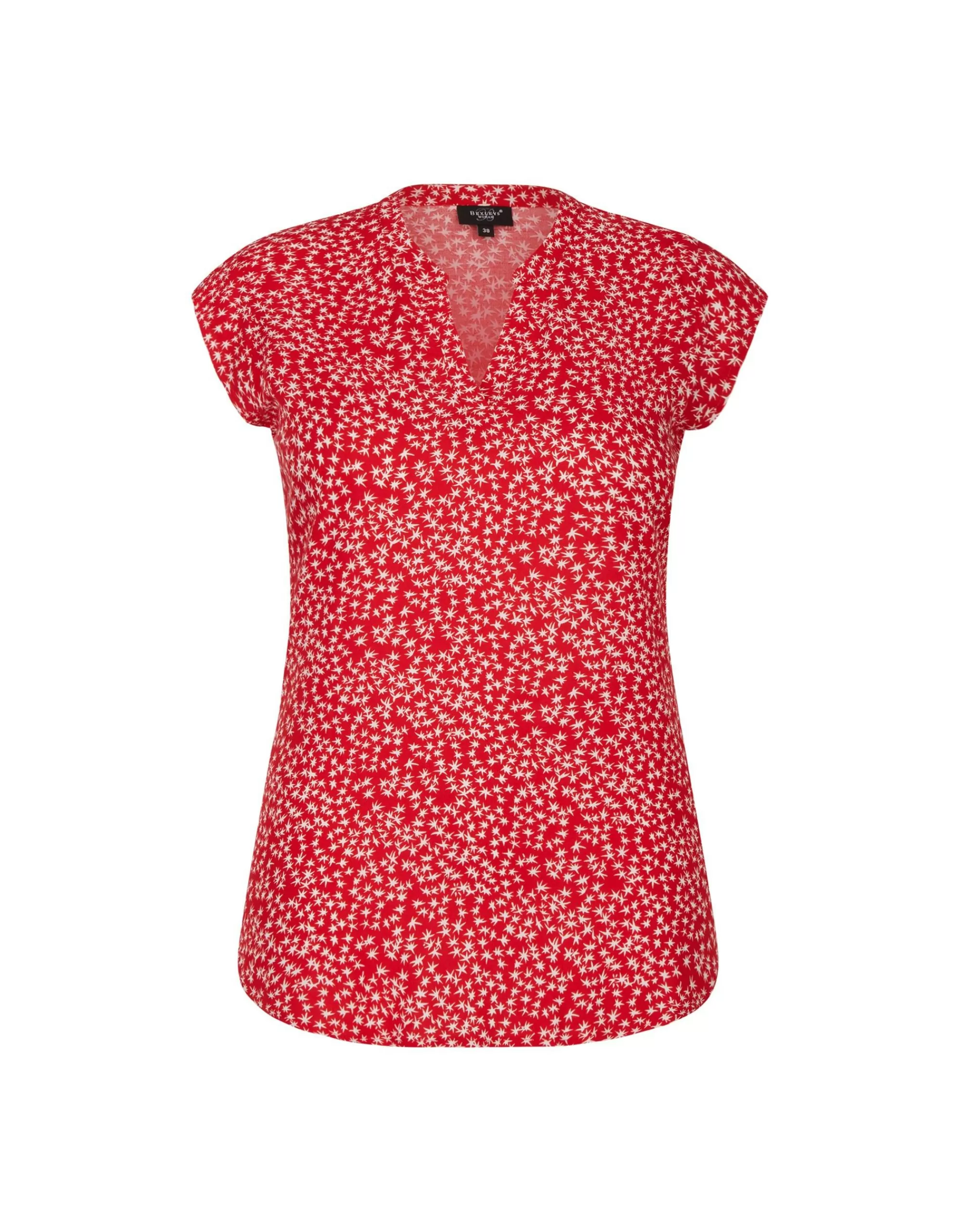 Bexleys woman Blusentop Mit Print Rot/Weiß Flash Sale