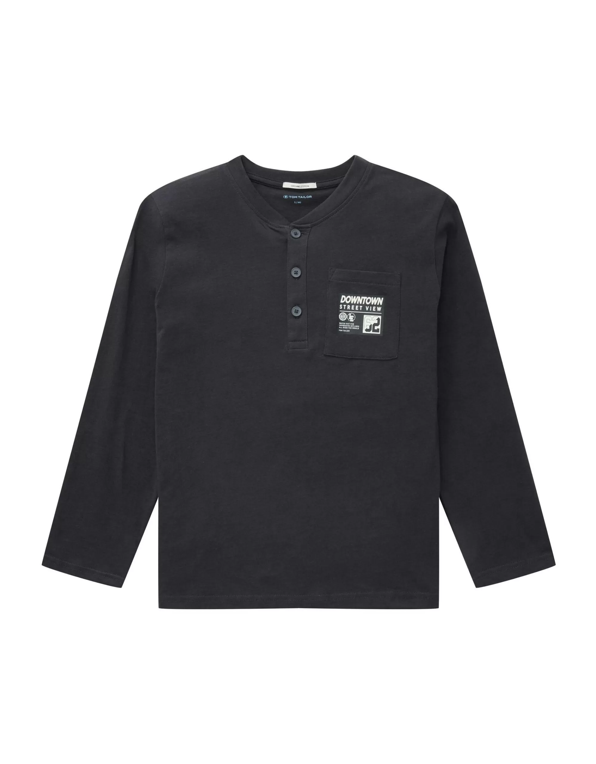 Boys Henleyshirt Mit Print-TOM TAILOR Flash Sale