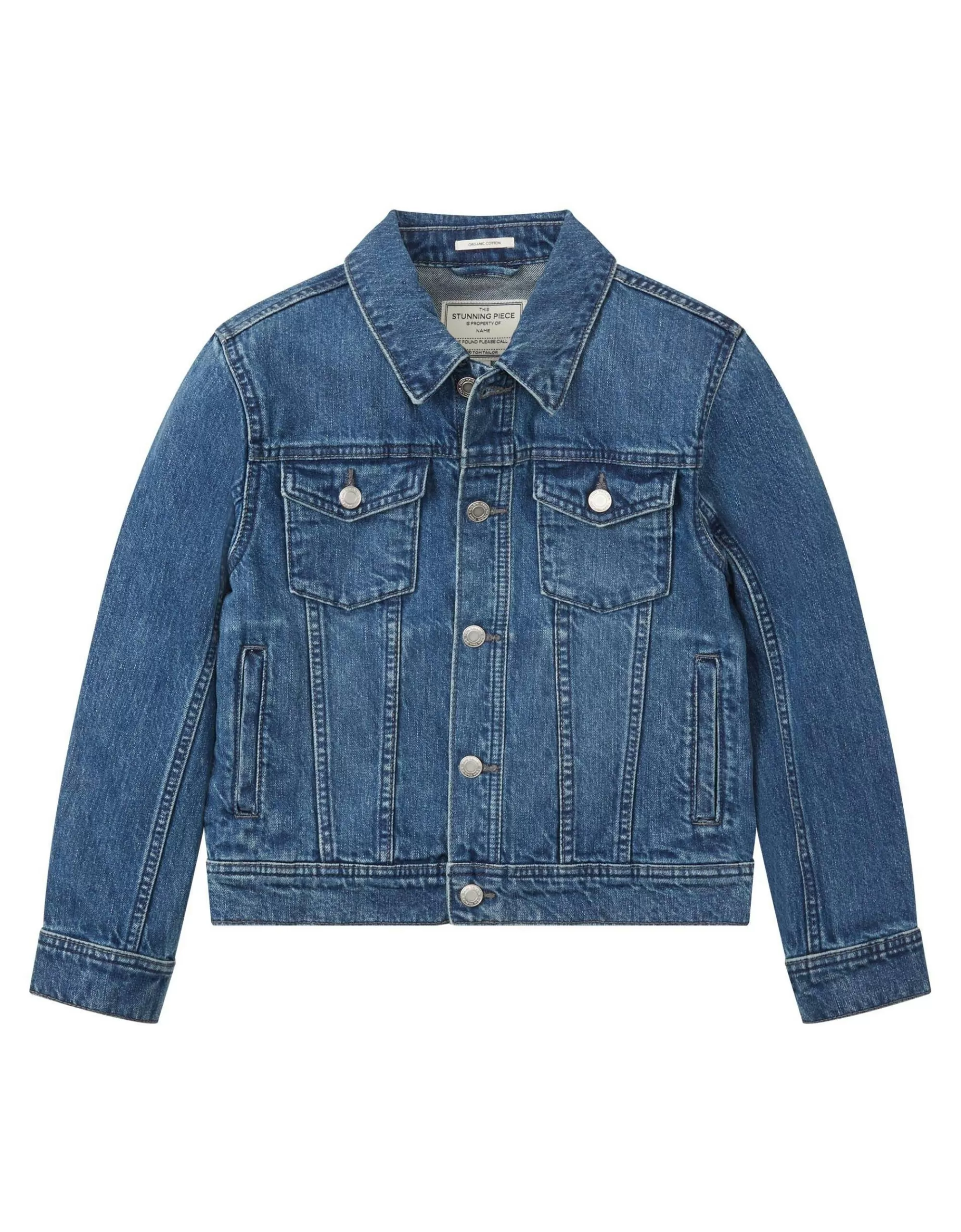 Boys Jeansjacke Mit Leichter Waschung-TOM TAILOR Cheap