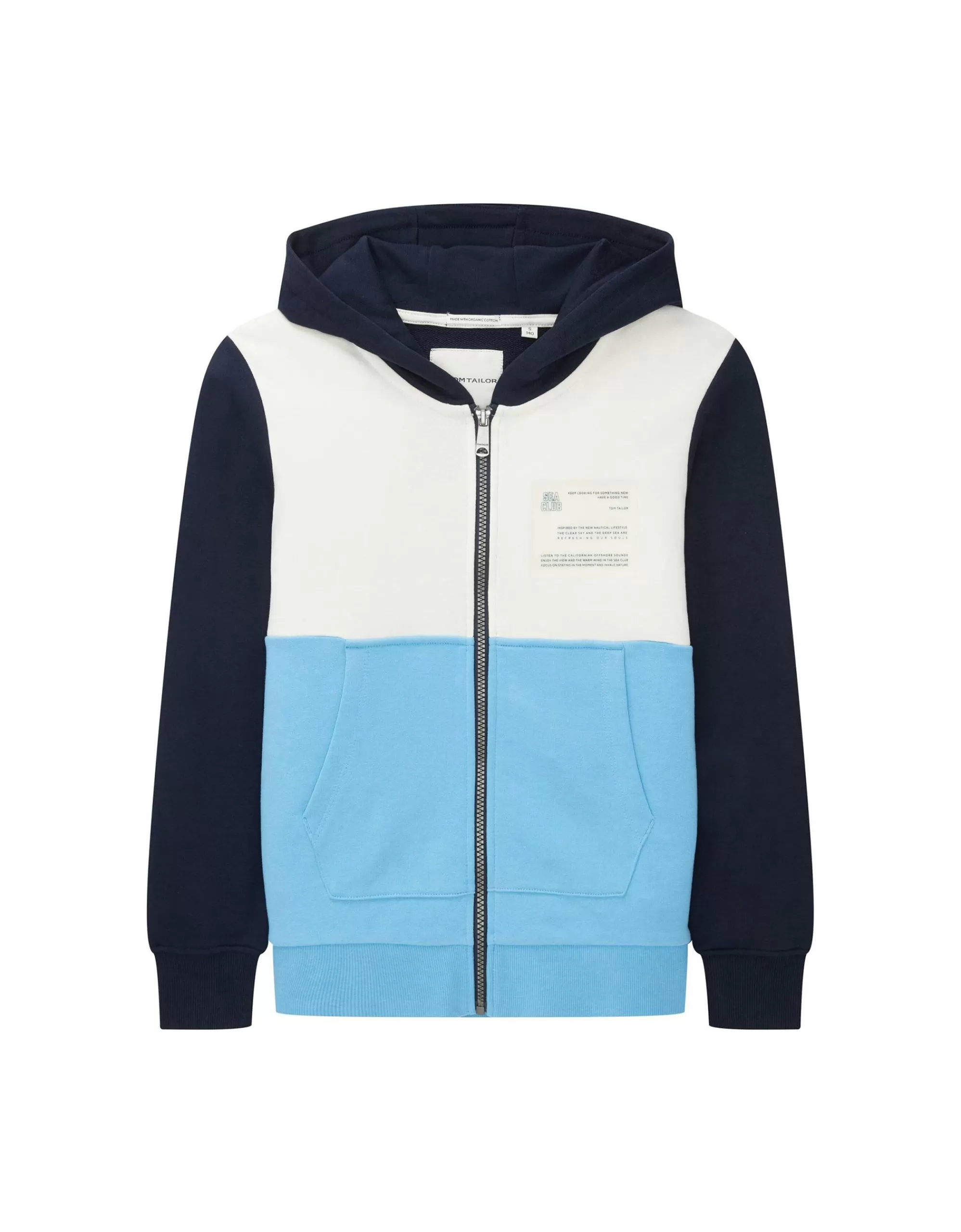 Boys Sweatjacke Im Farbteiler-TOM TAILOR Shop